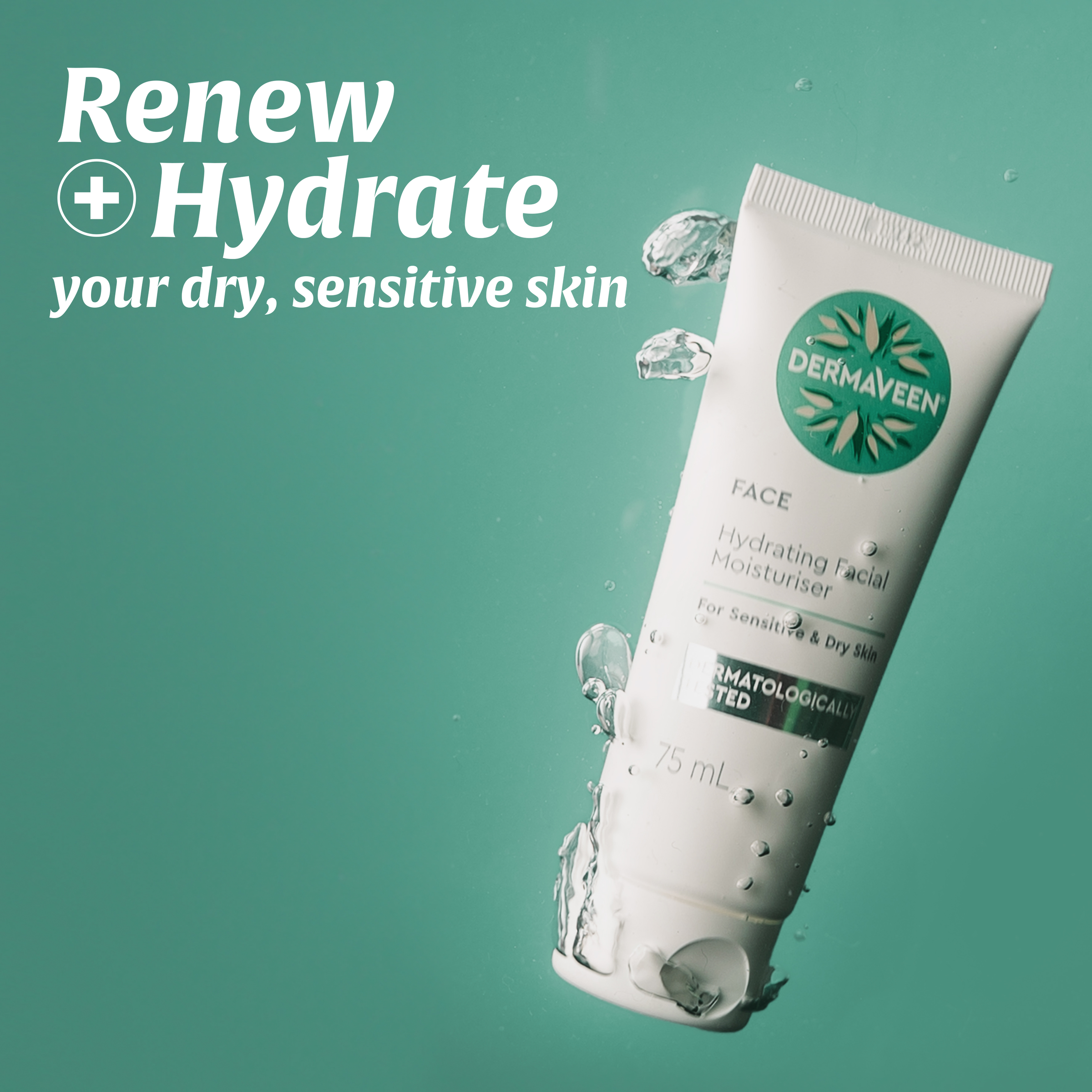 DERMAVEEN HYDRATING FACIAL MOISTURISER 75ML - Image 8