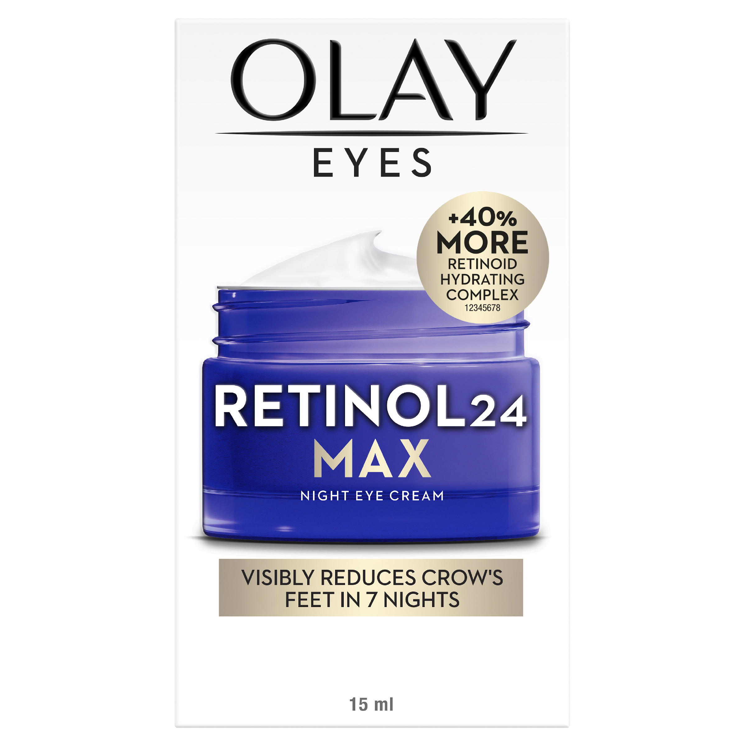 OLAY REGENERIST RETINOL 24 MAX EYE CREAM 15ML - Image 4