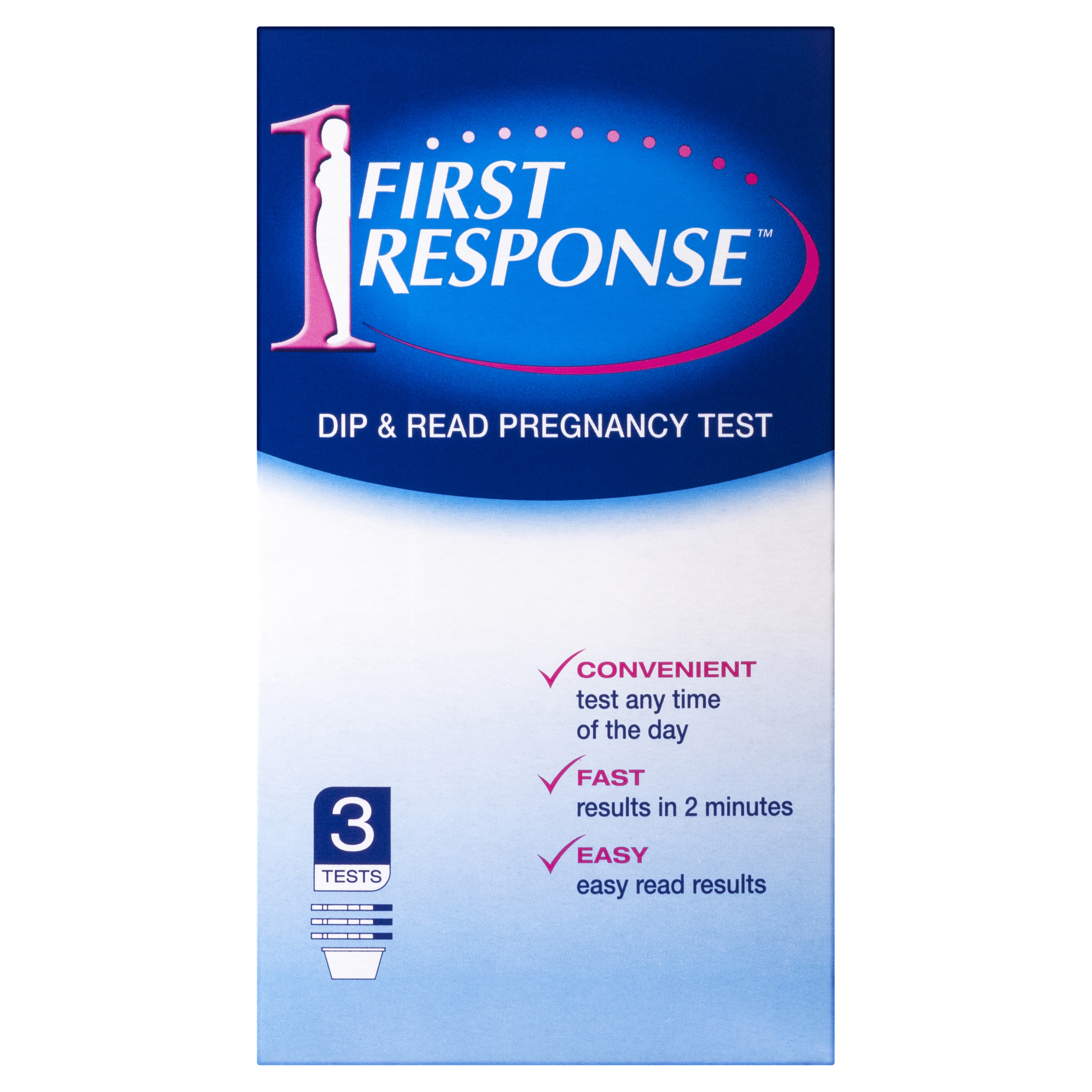 FIRST RESPONSE DIP & READ PREGNANCY TEST 3 PACK - Image 2