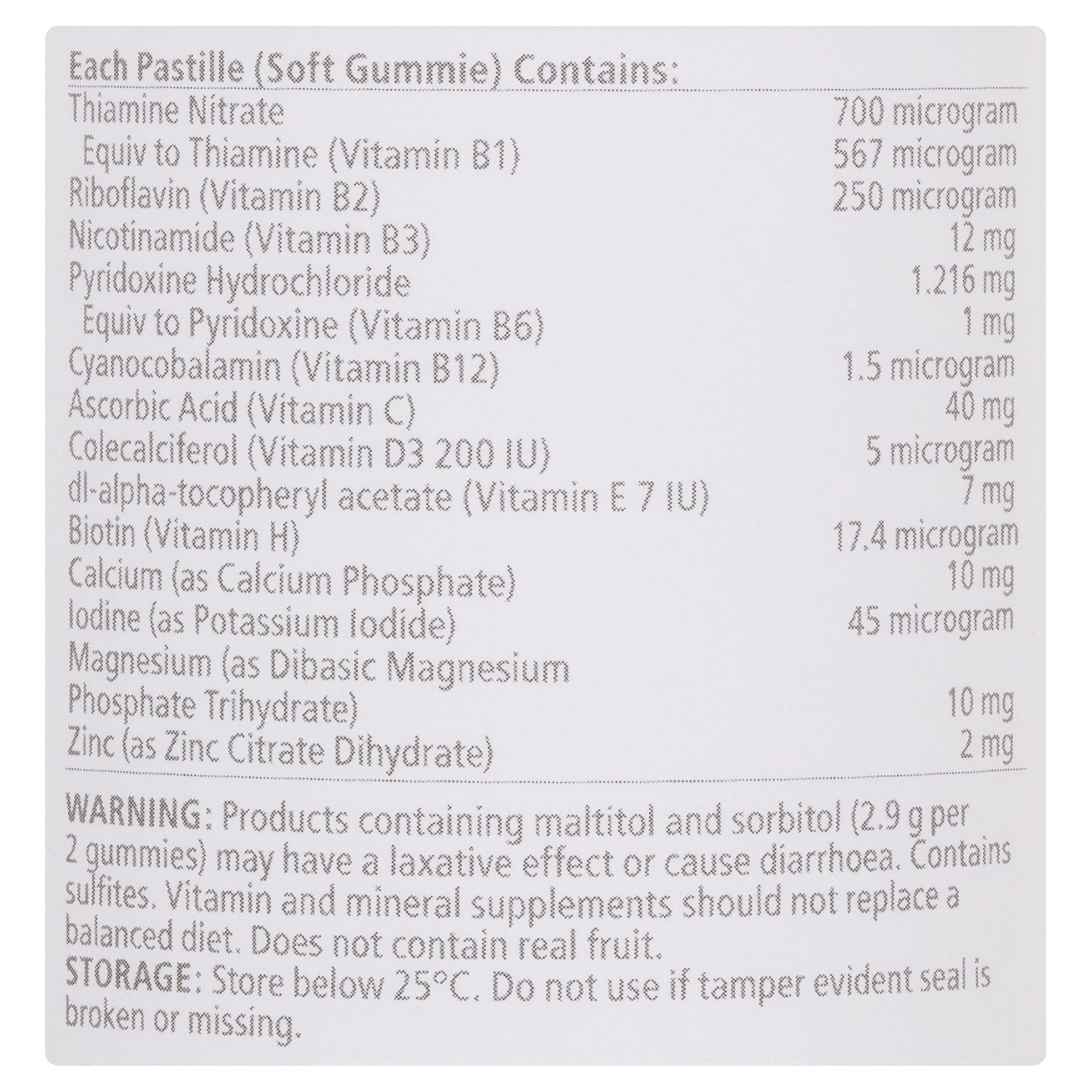 NATURES WAY ADULT VITA GUMMIES MULTIVITAMIN + MINERALS 65 - Image 6