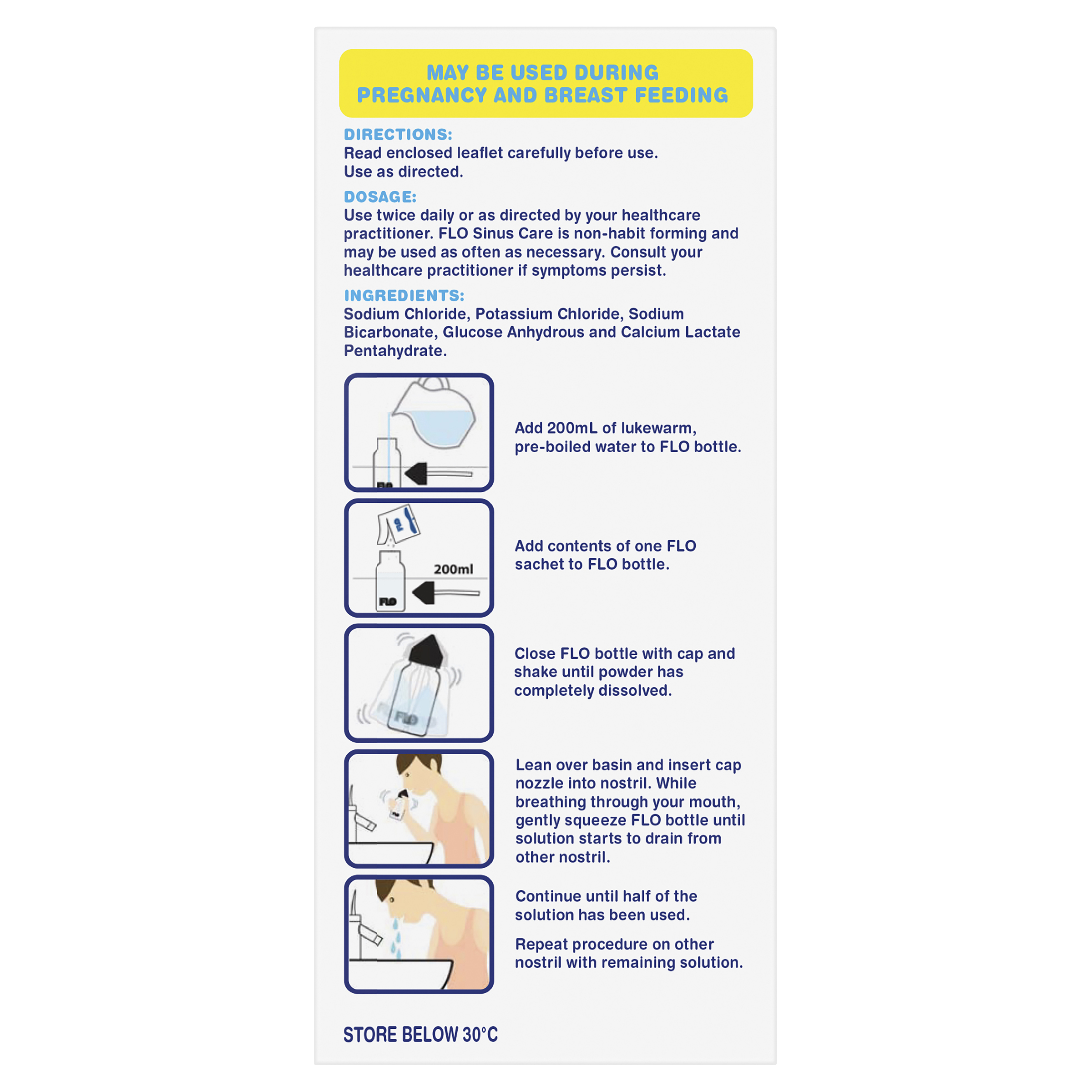 FLO SINUS CARE STARTER KIT 12 SACHETS - Image 3