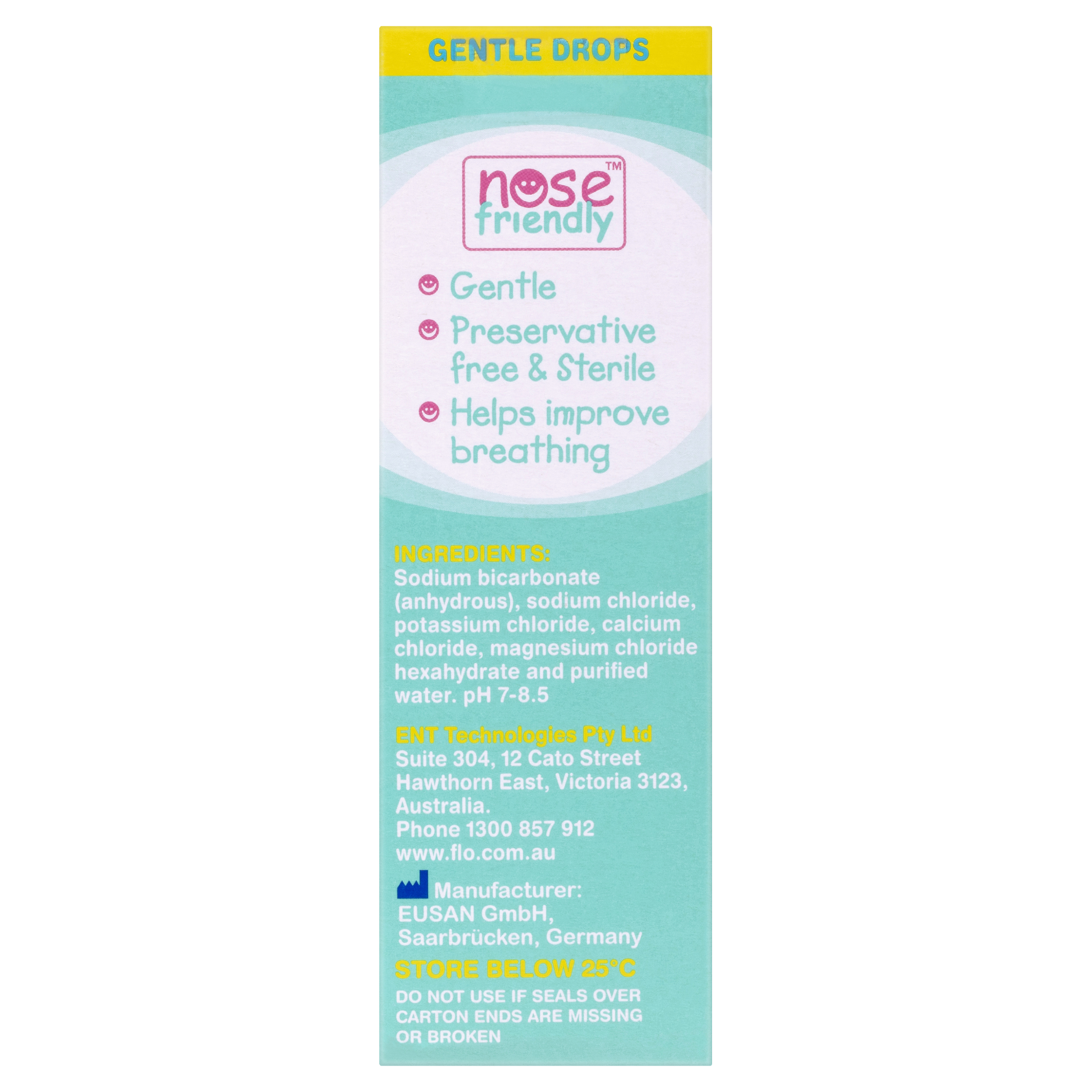 FLO BABY SALINE NASAL DROPS 15ML - Image 4