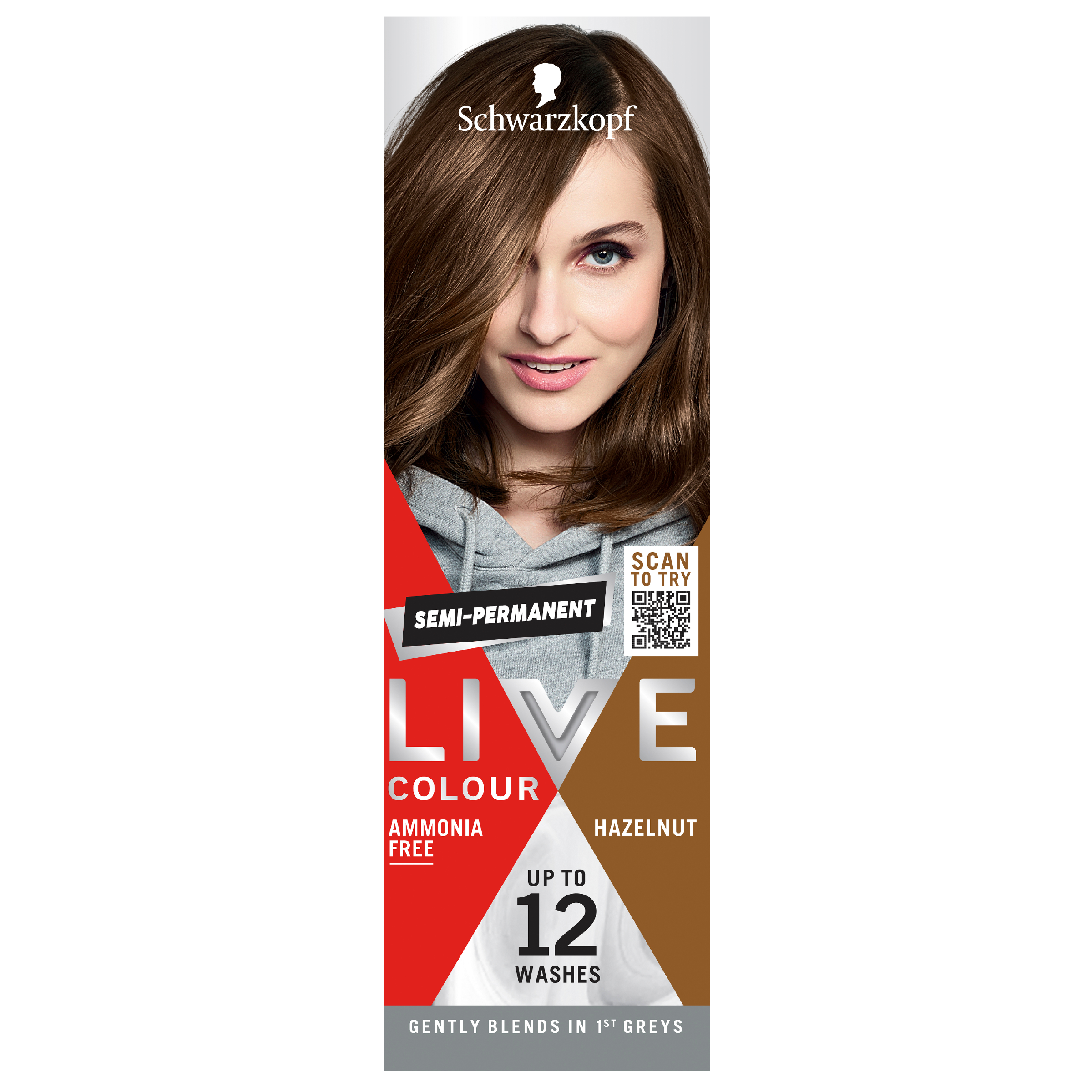 SCHWARZKOPF LIVE COLOUR HAZELNUT 75ML - Image 2
