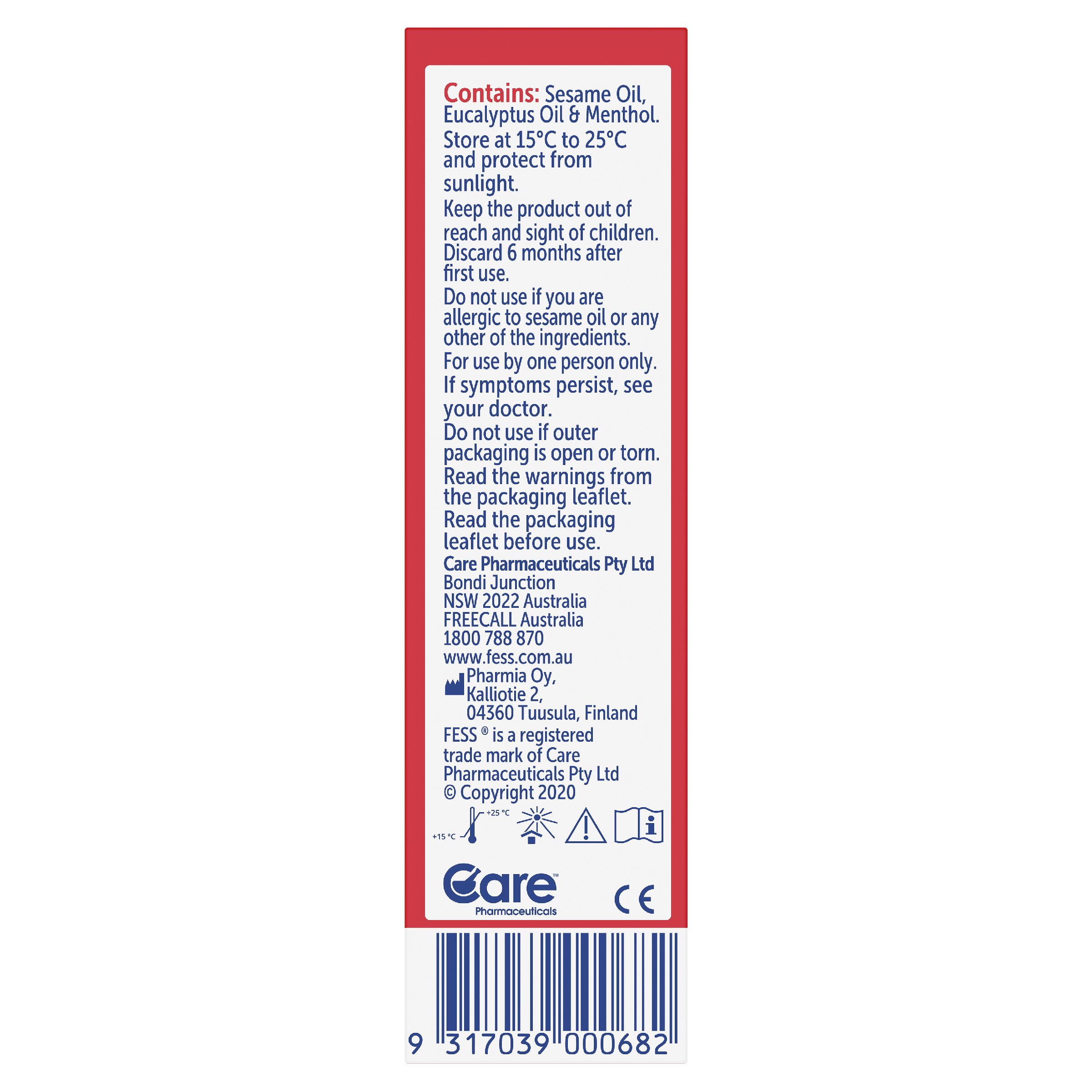 FESS DRY NOSE OIL SPRAY 10ML - Image 6