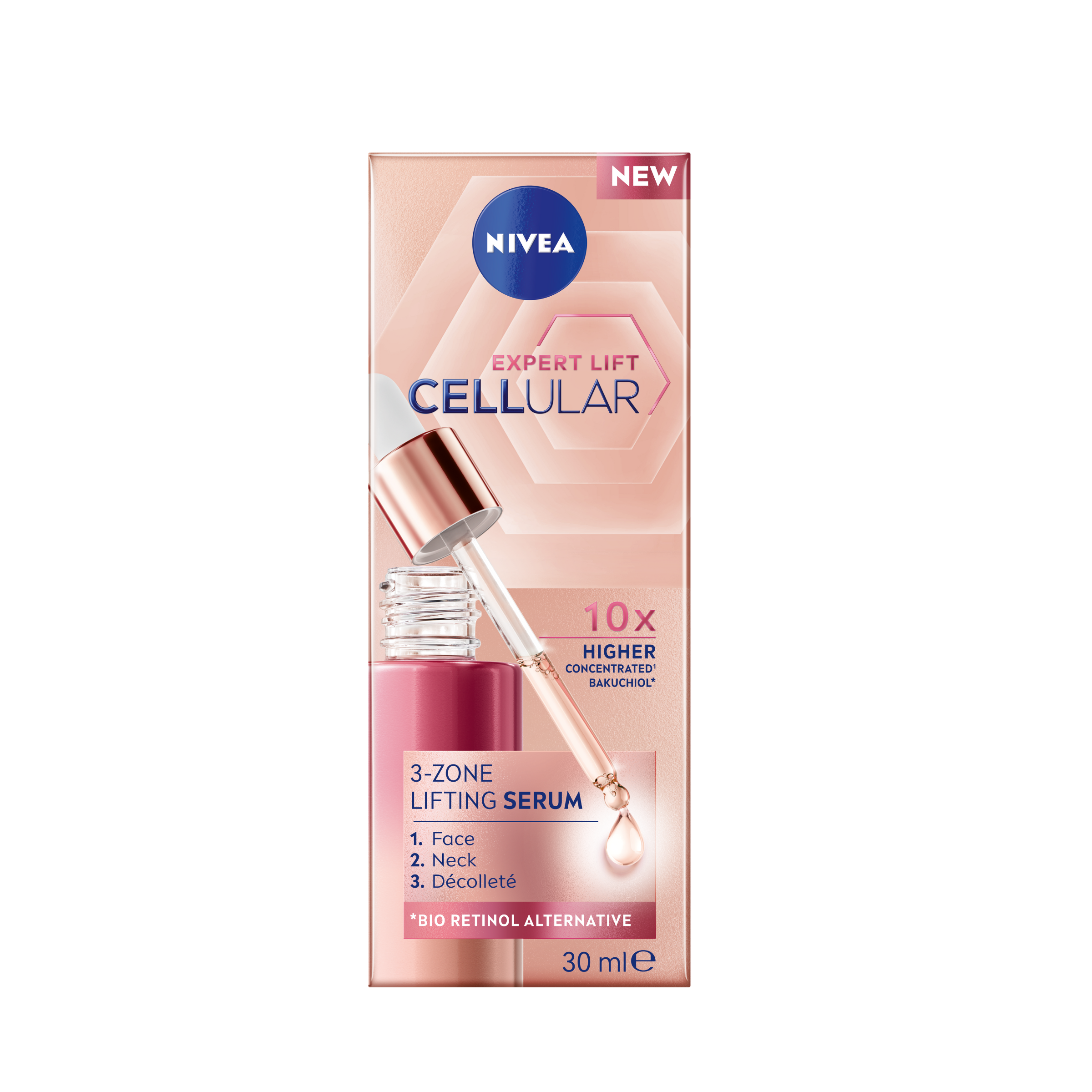 NIVEA CELLULAR EXPERT LIFT 3-ZONE SERUM 30ML - Image 10
