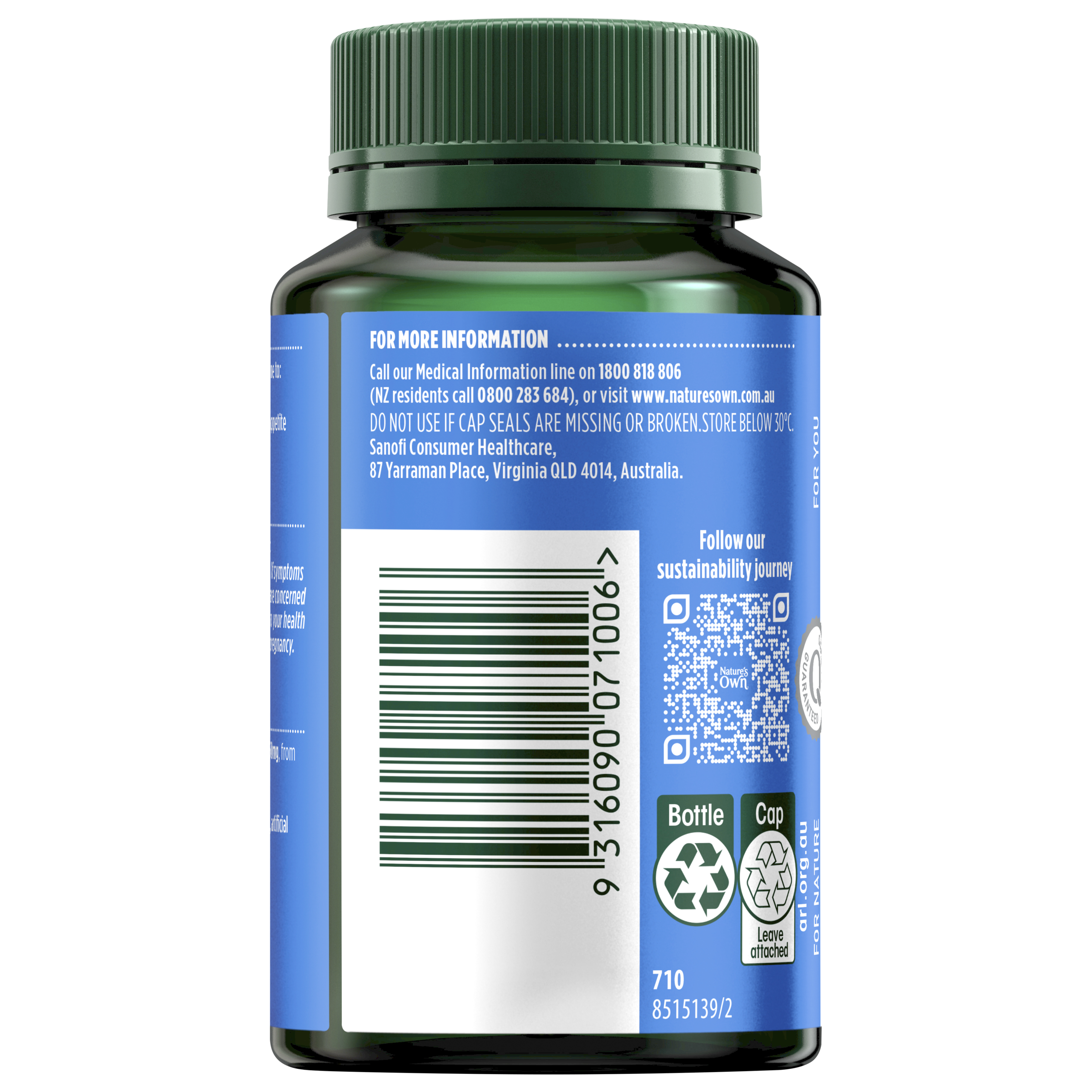 NATURES OWN FENUGREEK 1000MG 60 CAPSULES - Image 4