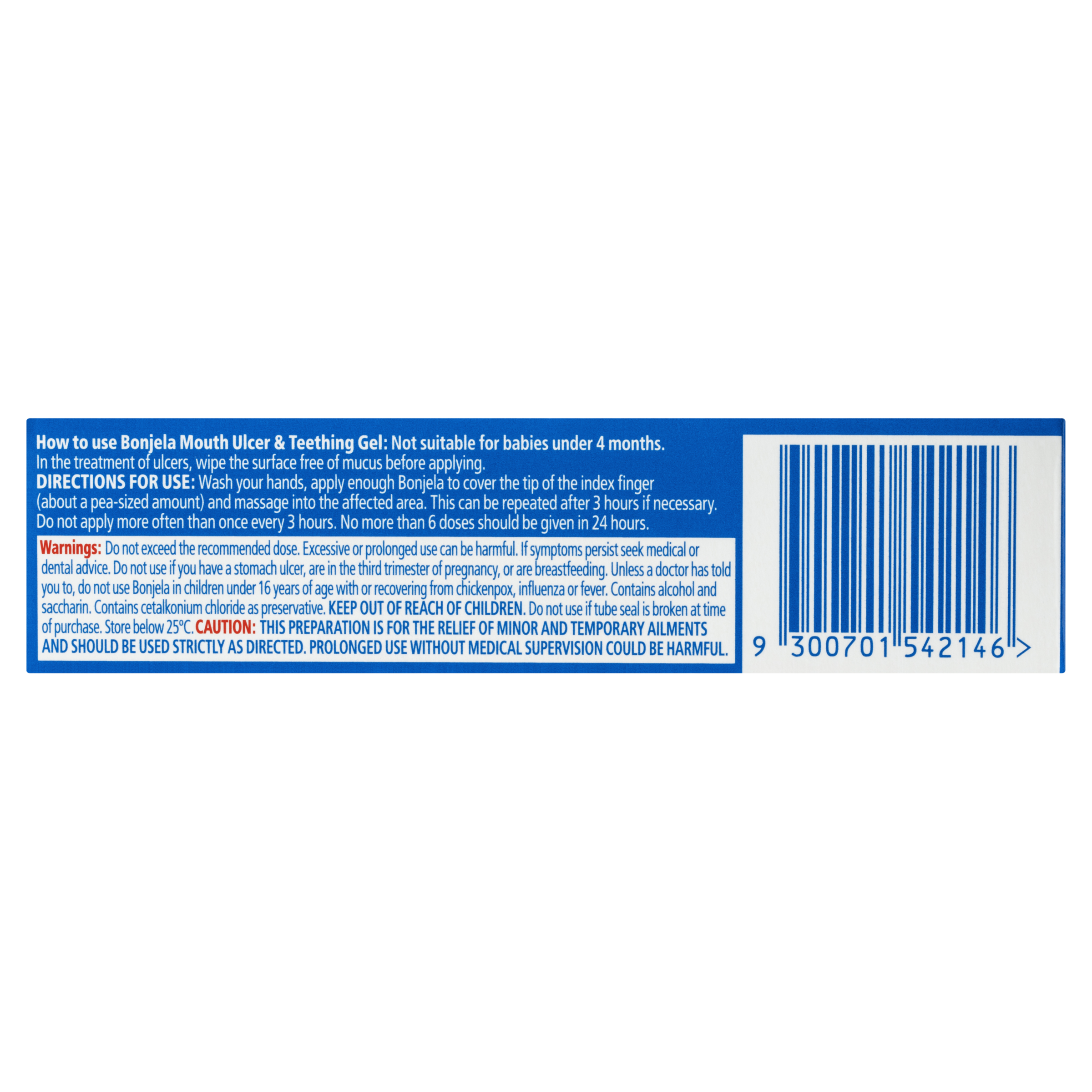 BONJELA MOUTH ULCER & TEETHING GEL 15G - Image 4