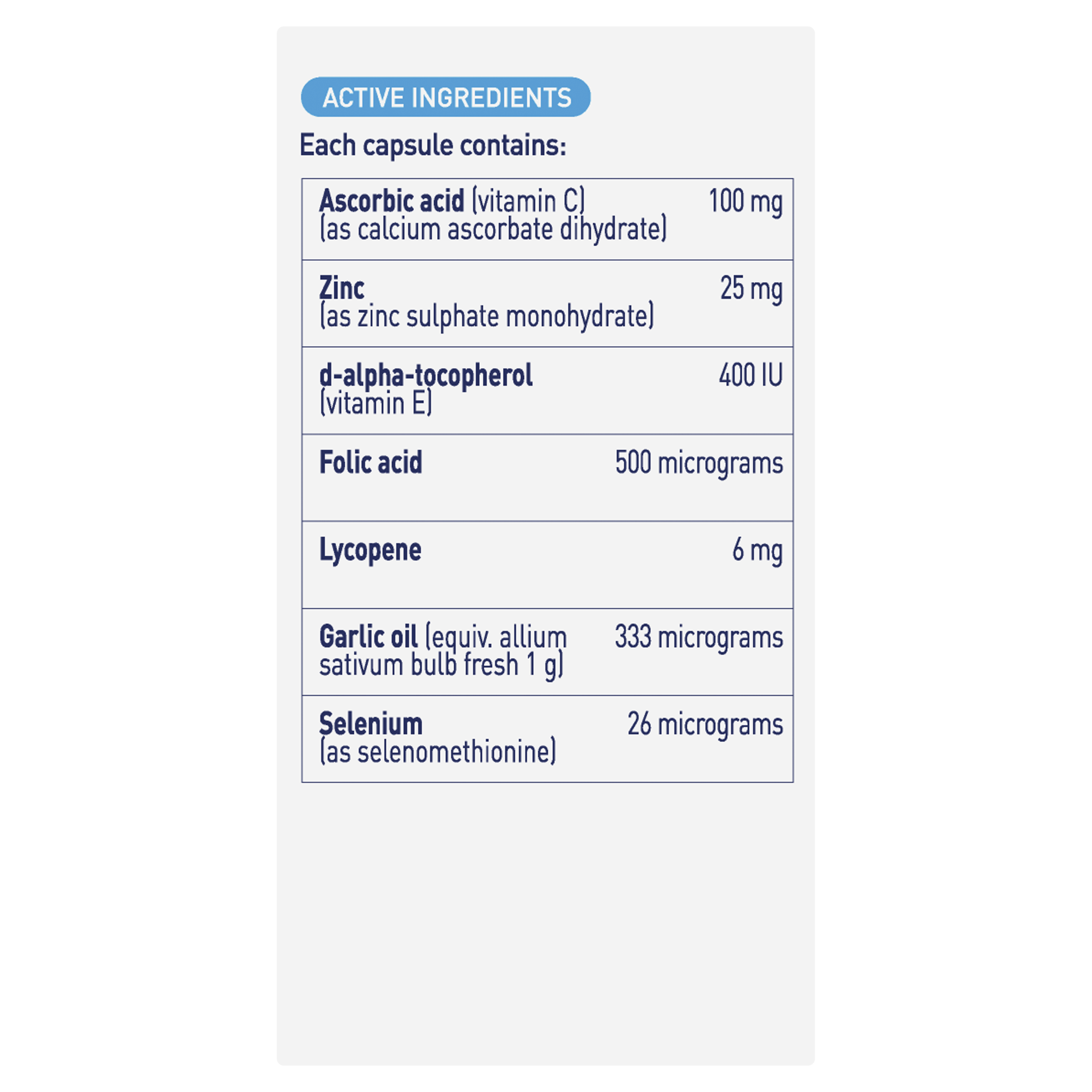 MENEVIT PRE-CONCEPTION SPERM HEALTH 30 CAPSULES - Image 6