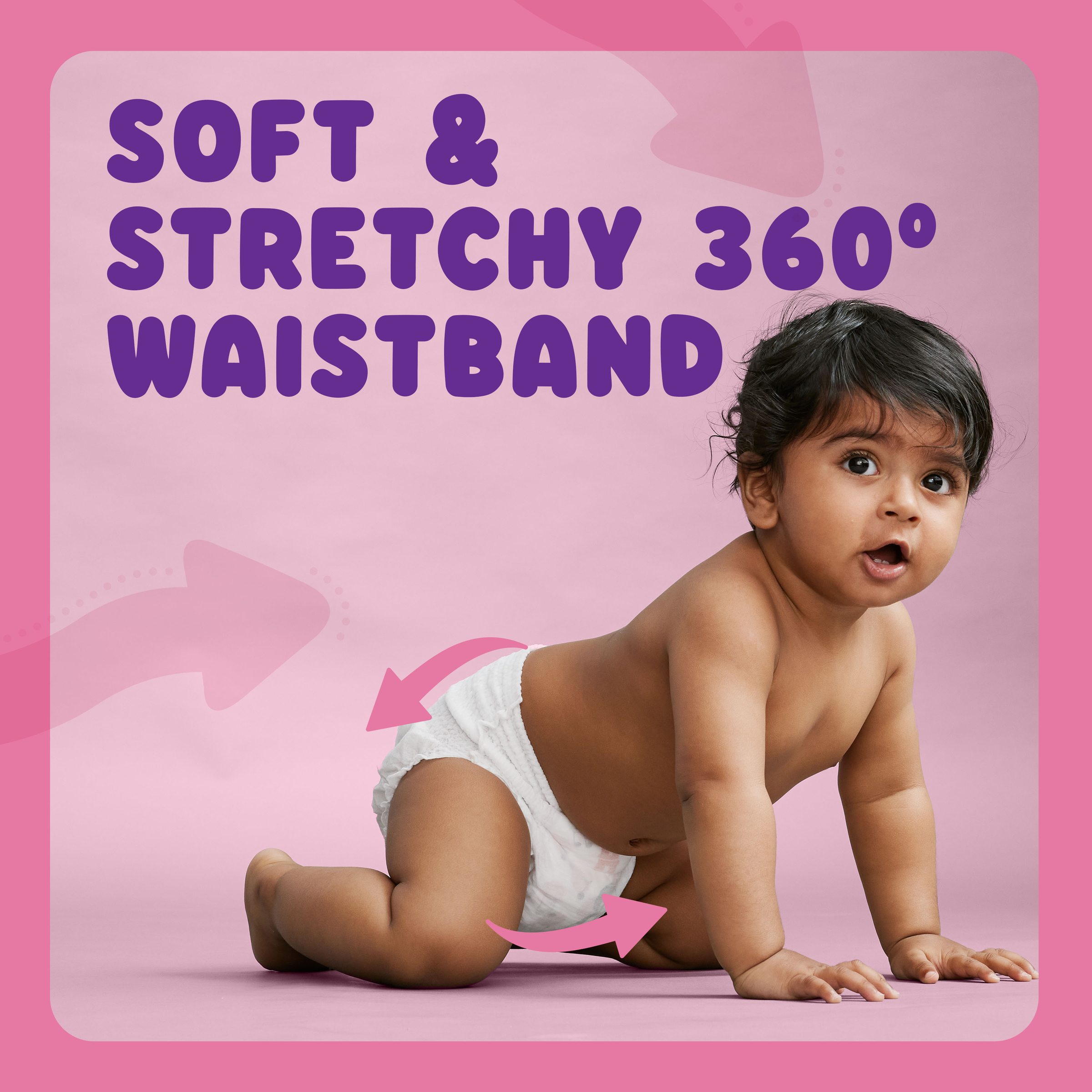 HUGGIES ULTRADRY NAPPY PANTS WALKER GIRL 26 PACK - Image 10