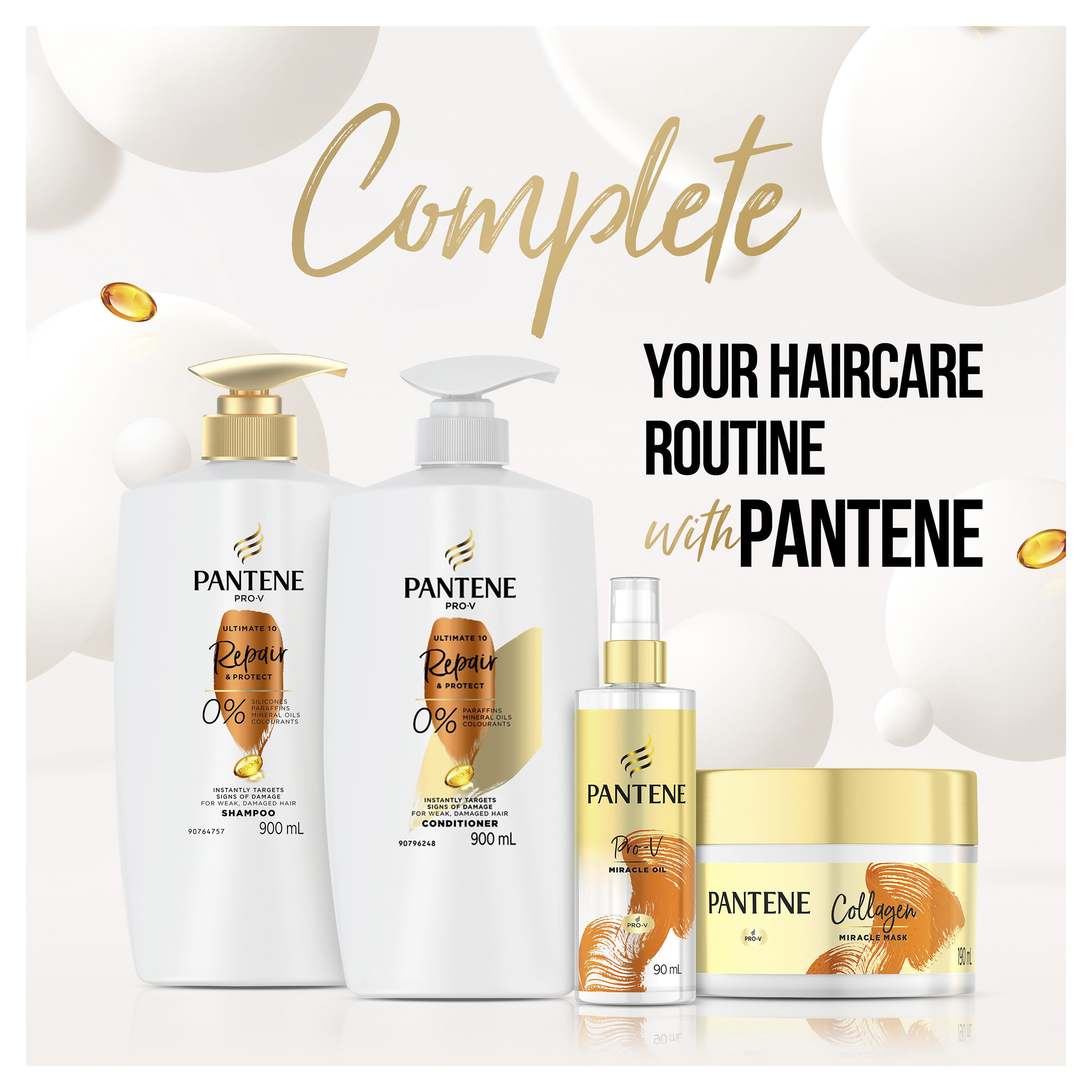 PANTENE PRO V REPAIR & PROTECT SHAMPOO 375ML - Image 5