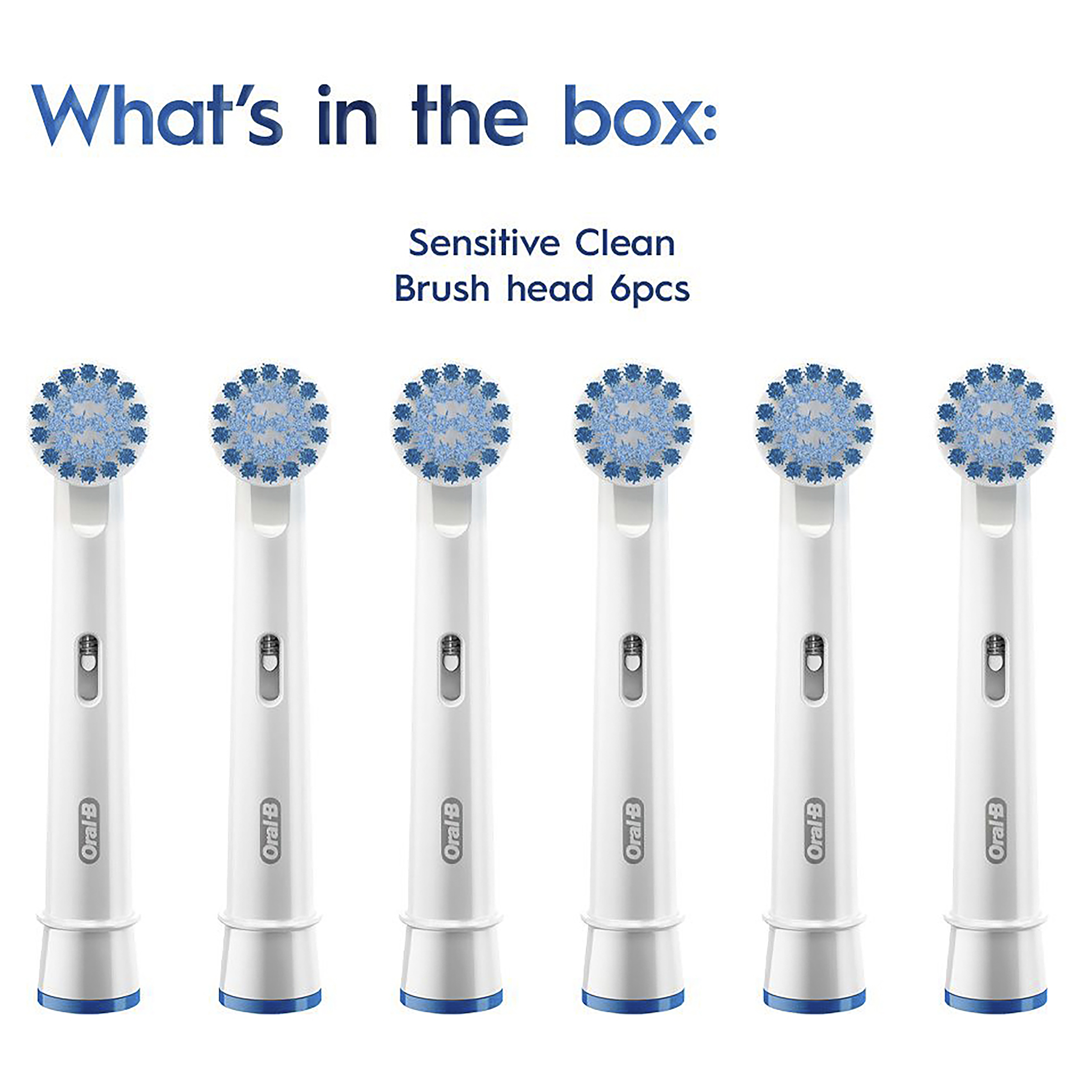 ORAL-B SENSITIVE CLEAN REPLACEMENT HEADS 6 PACK - Image 7