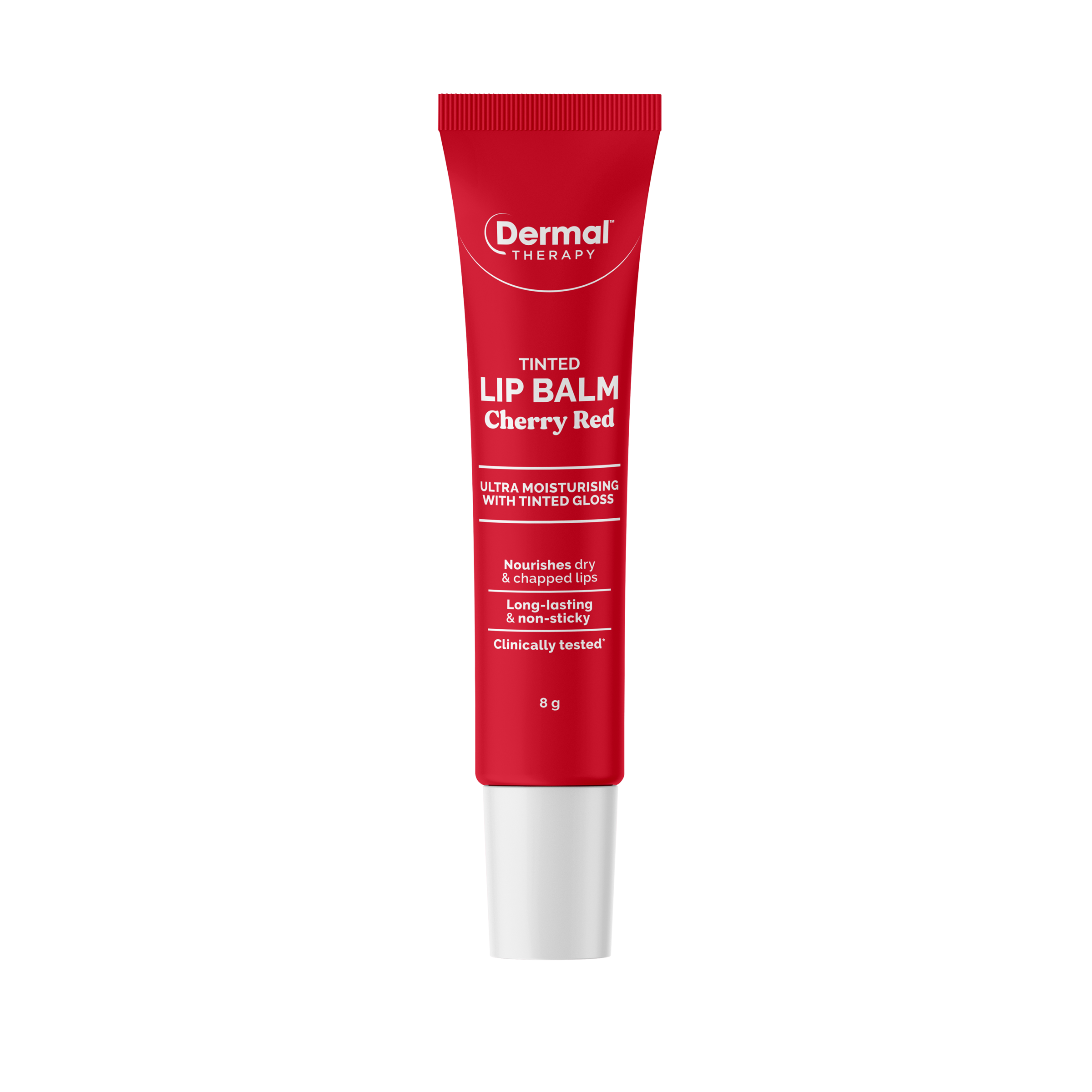 DERMAL THERAPY TINTED LIP BALM CHERRY RED 8G - Image 3