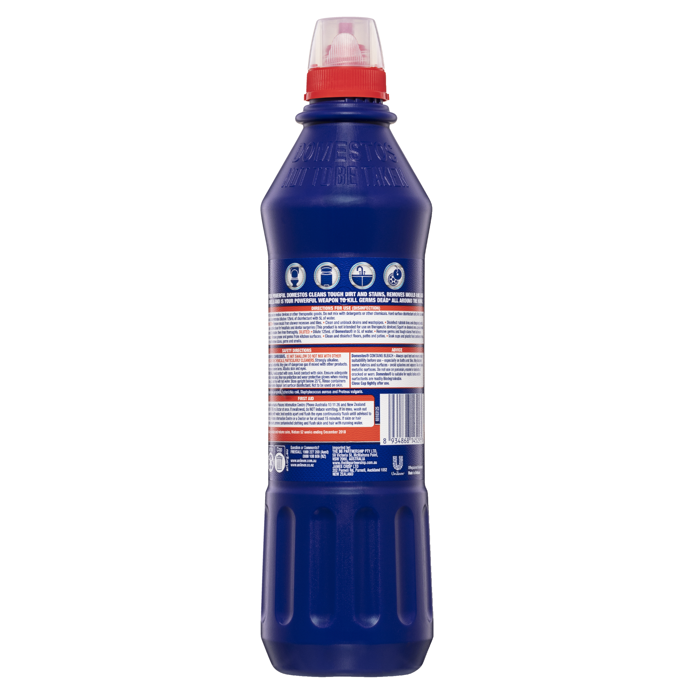 DOMESTOS MULTI PURPOSE BLEACH ORIGINAL 750ML - Image 2