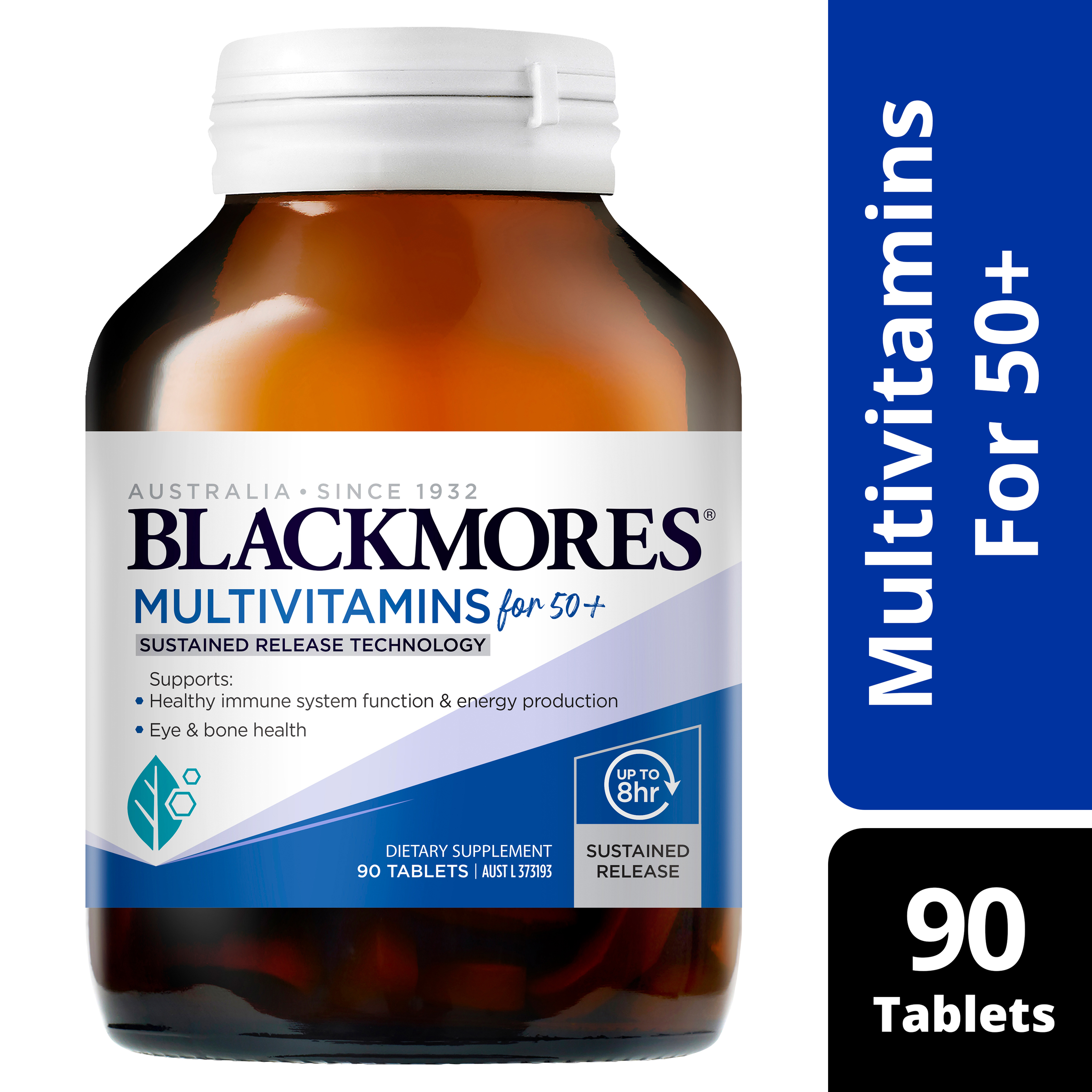 BLACKMORES MULTIVITAMIN FOR 50+ 90 TABLETS - Image 3
