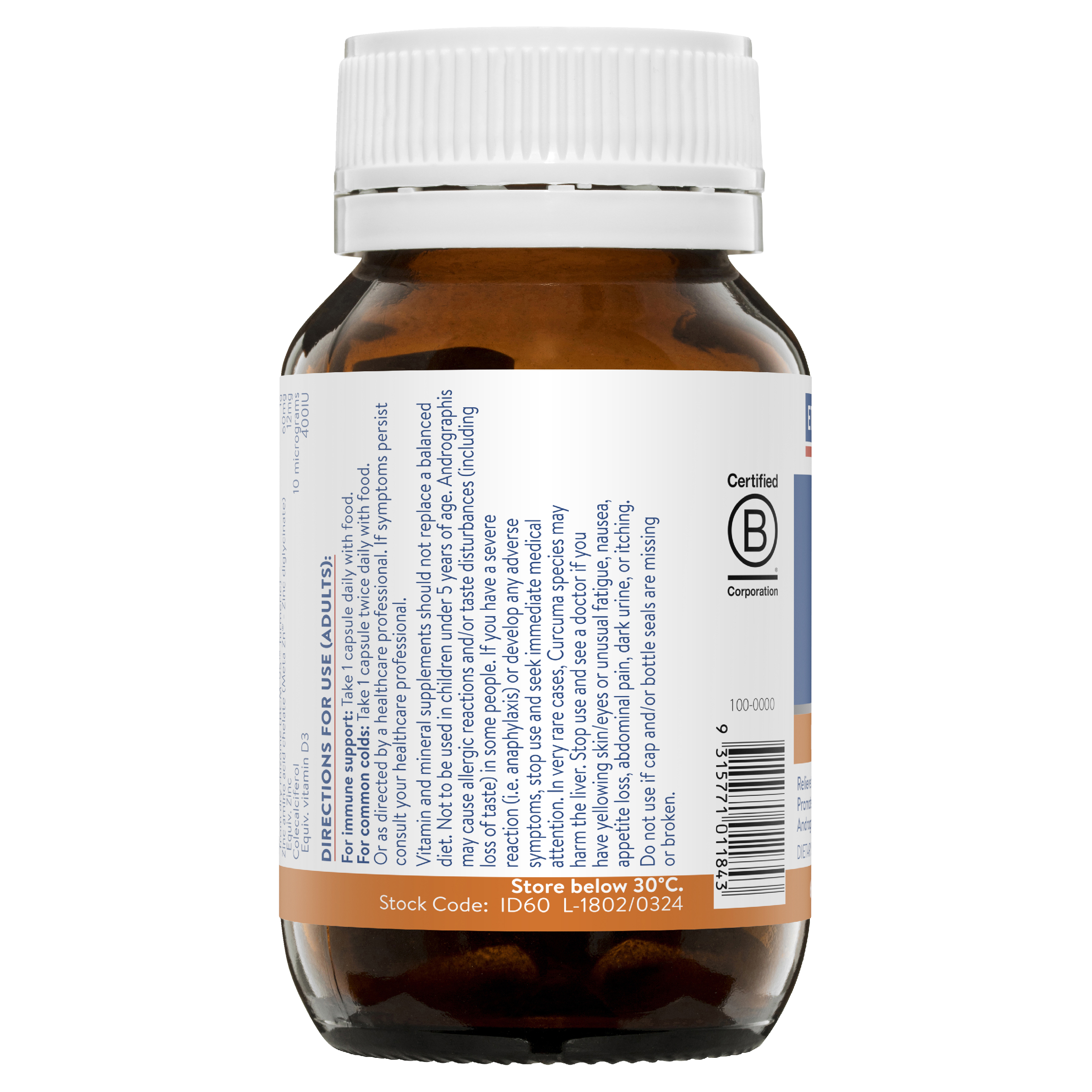 ETHICAL NUTRIENTS IMMUNE FIGHTER 30 TABLETS - Image 2