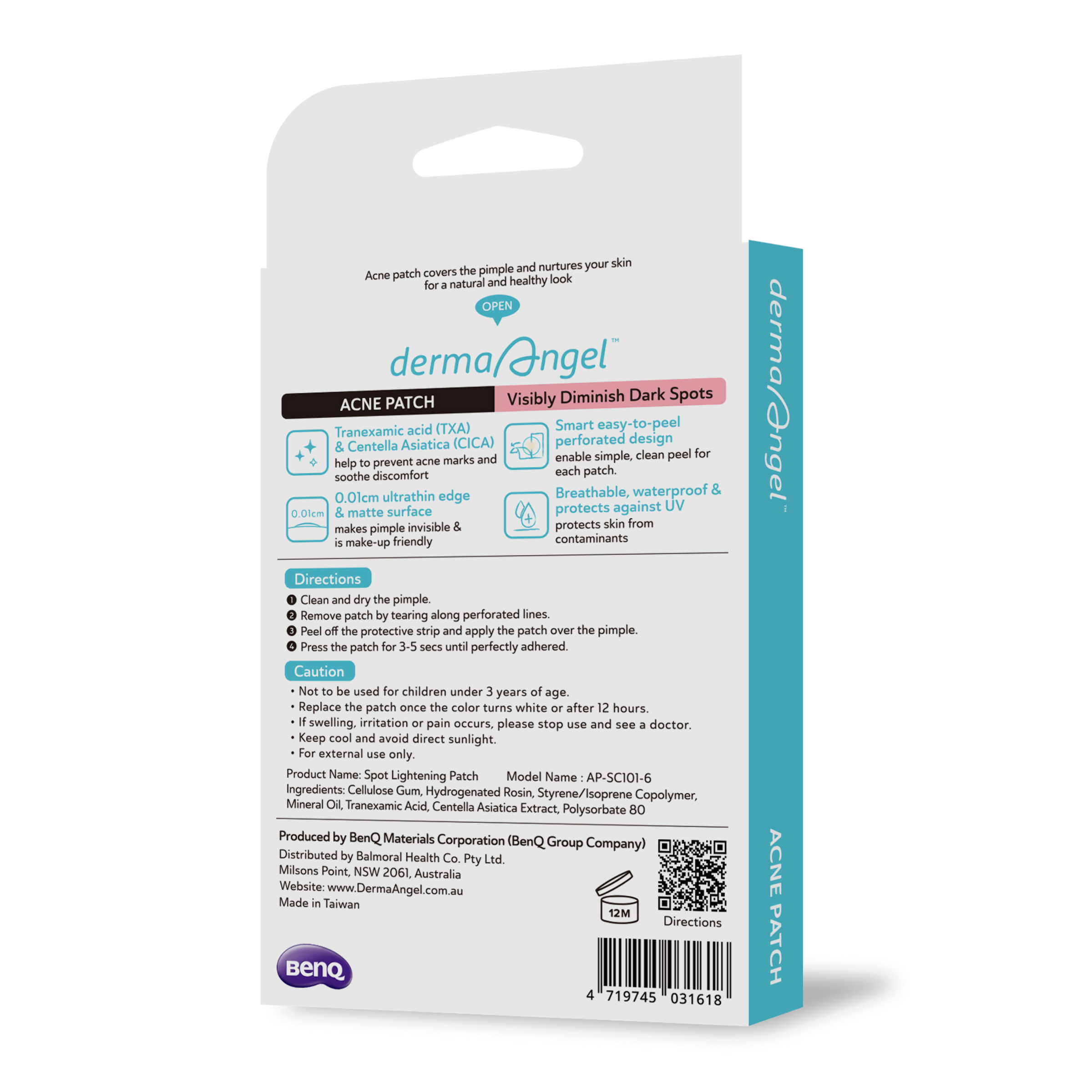 DERMA ANGEL ACNE PATCH LIGHTENING PATCH 24 PACK - Image 3