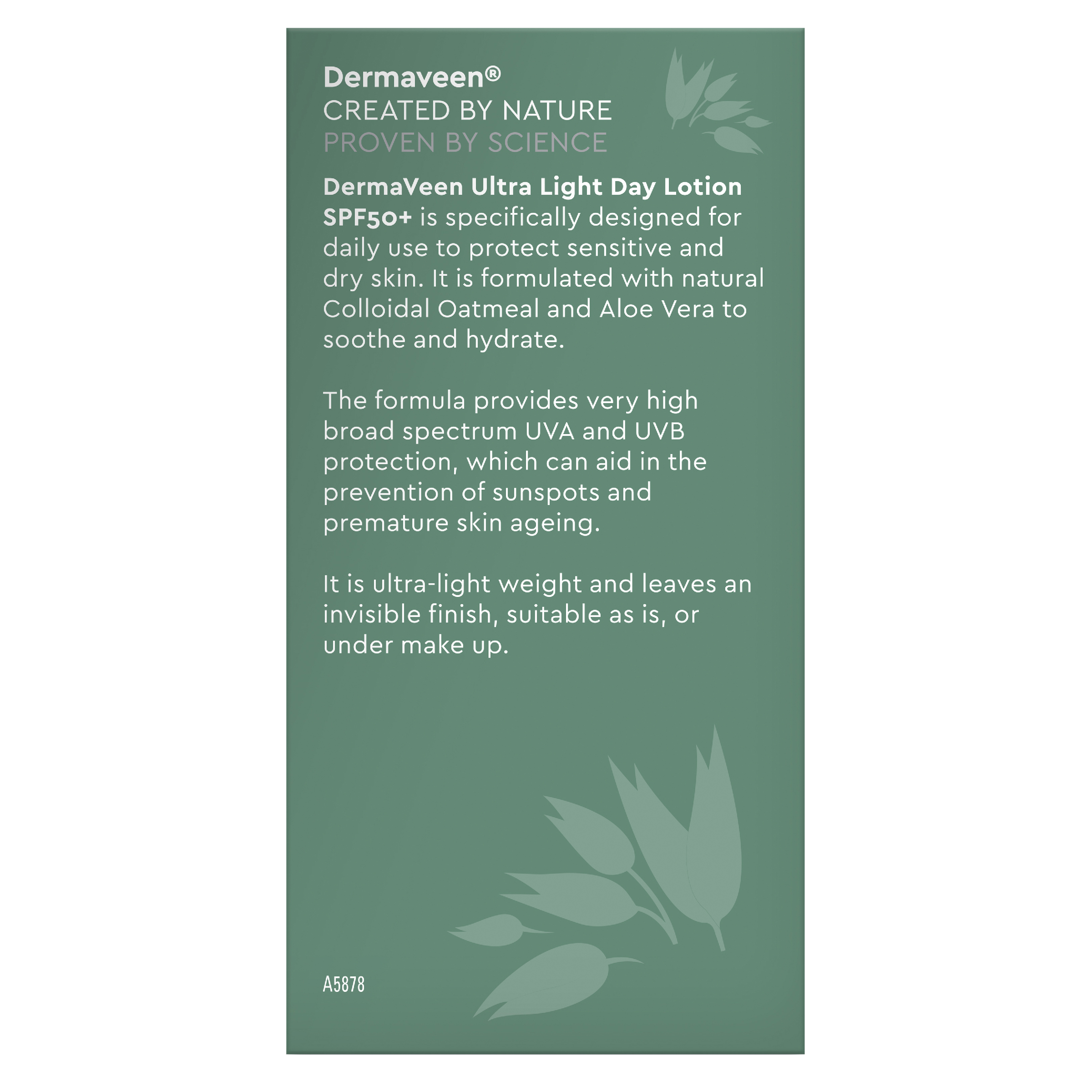 DERMAVEEN FACE ULTRALIGHT DAY LOTION SPF50+ 50ML - Image 6