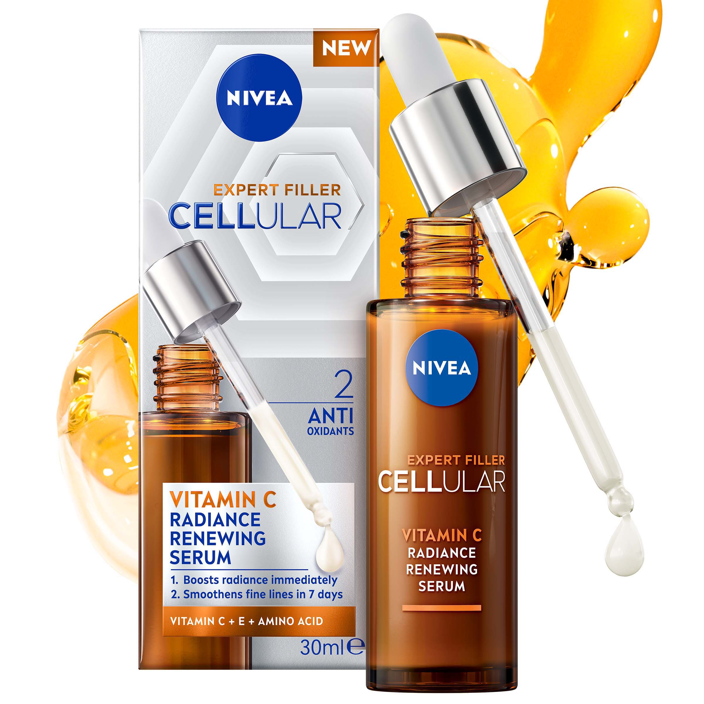 NIVEA EXPERT FILLER CELLULAR VITAMIN C SERUM 30ML - Image 4