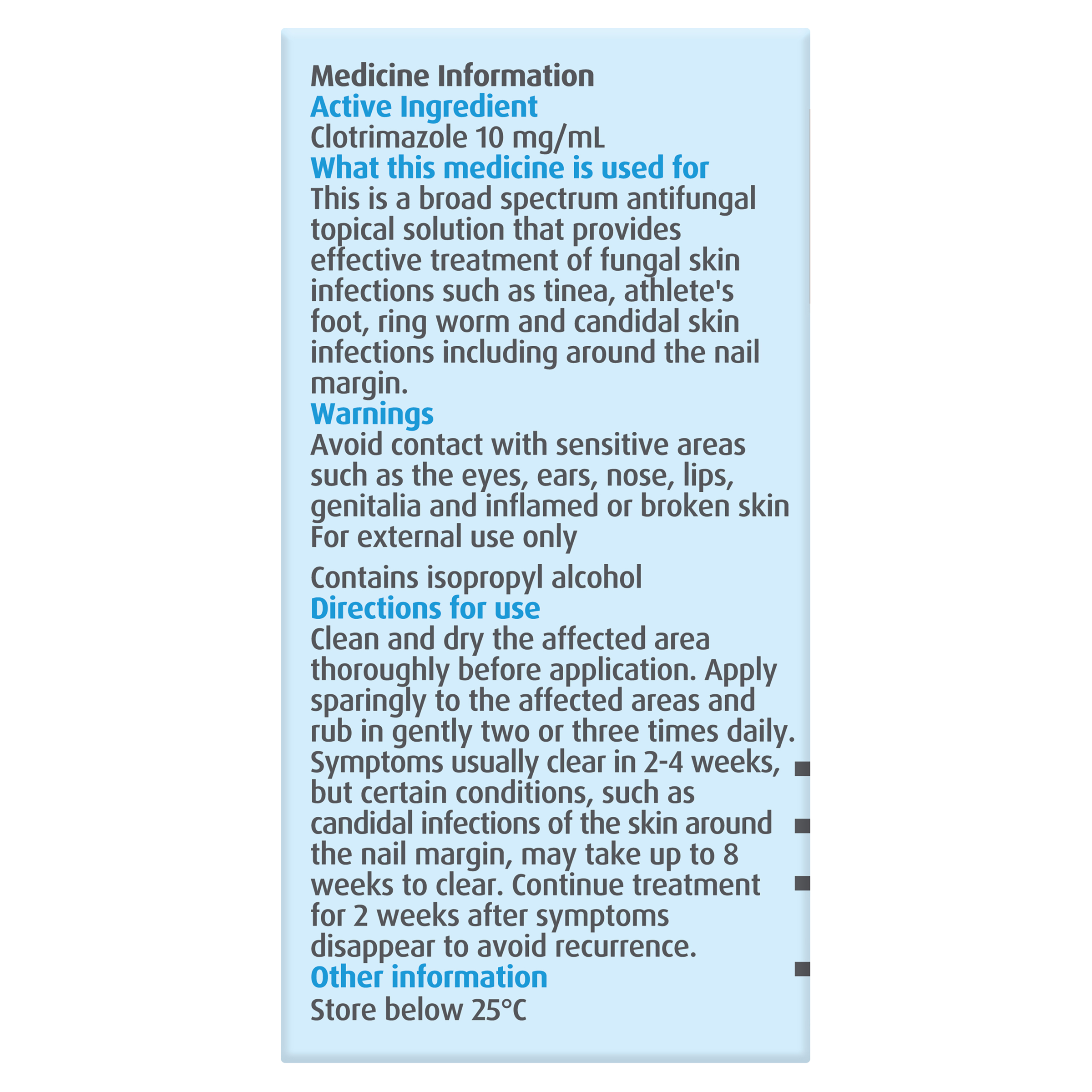 CANESTEN CLOTRIMAZOLE ANTI-FUNGAL TOPICAL SOLUTION 20ML - Image 3