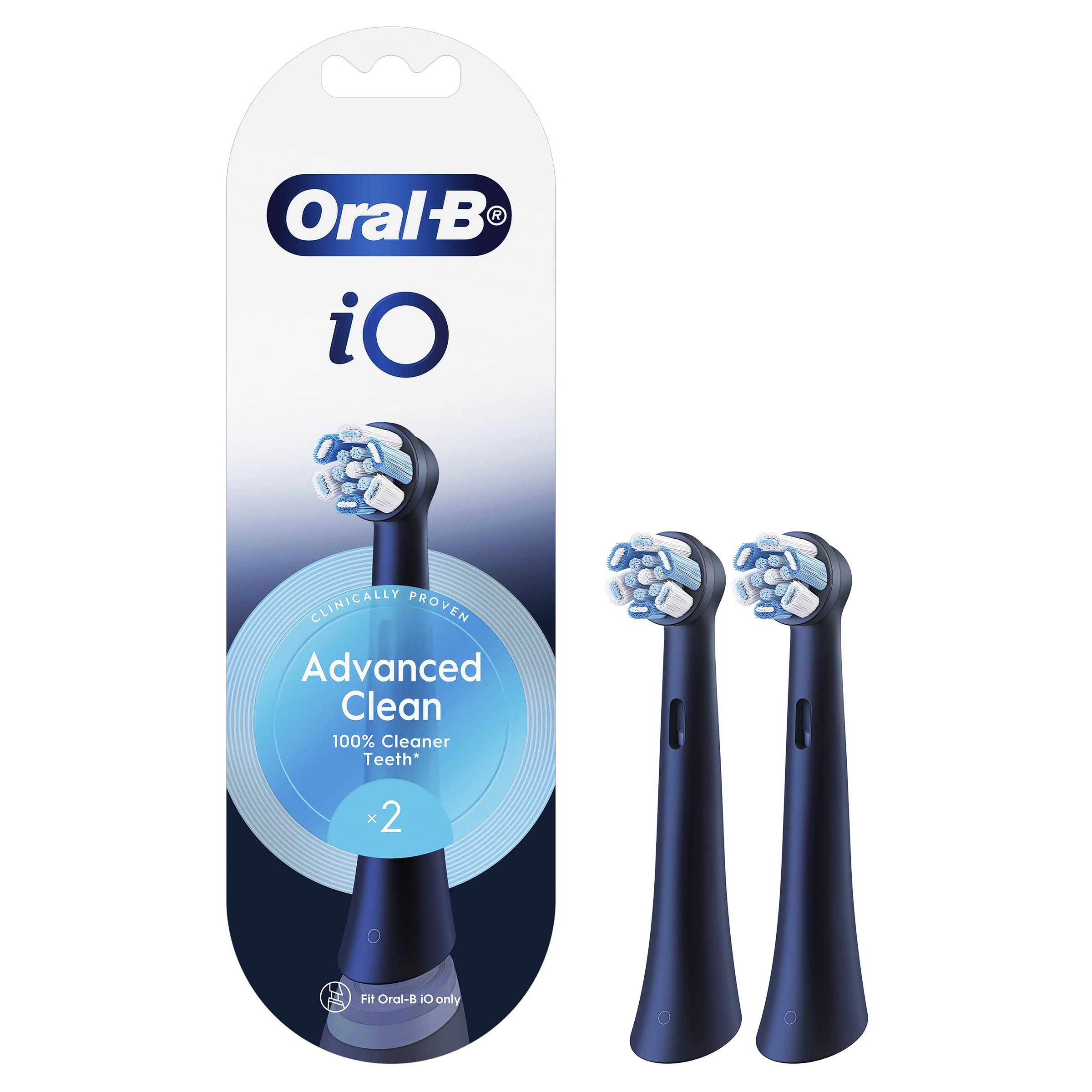 ORAL-B IO ULTIMATE CLEAN BLACK REPLACEMENT HEADS 2 PACK - Image 4