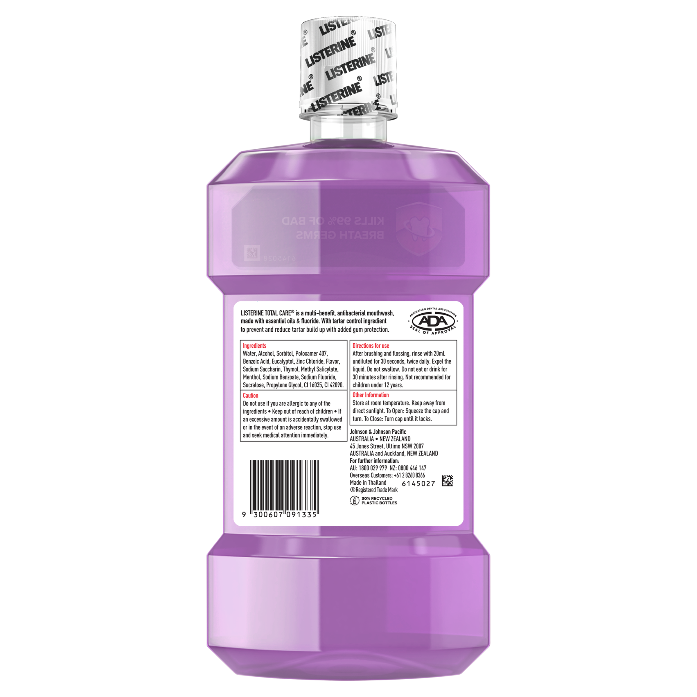 LISTERINE MOUTH WASH TOTAL CARE 750ML - Image 2