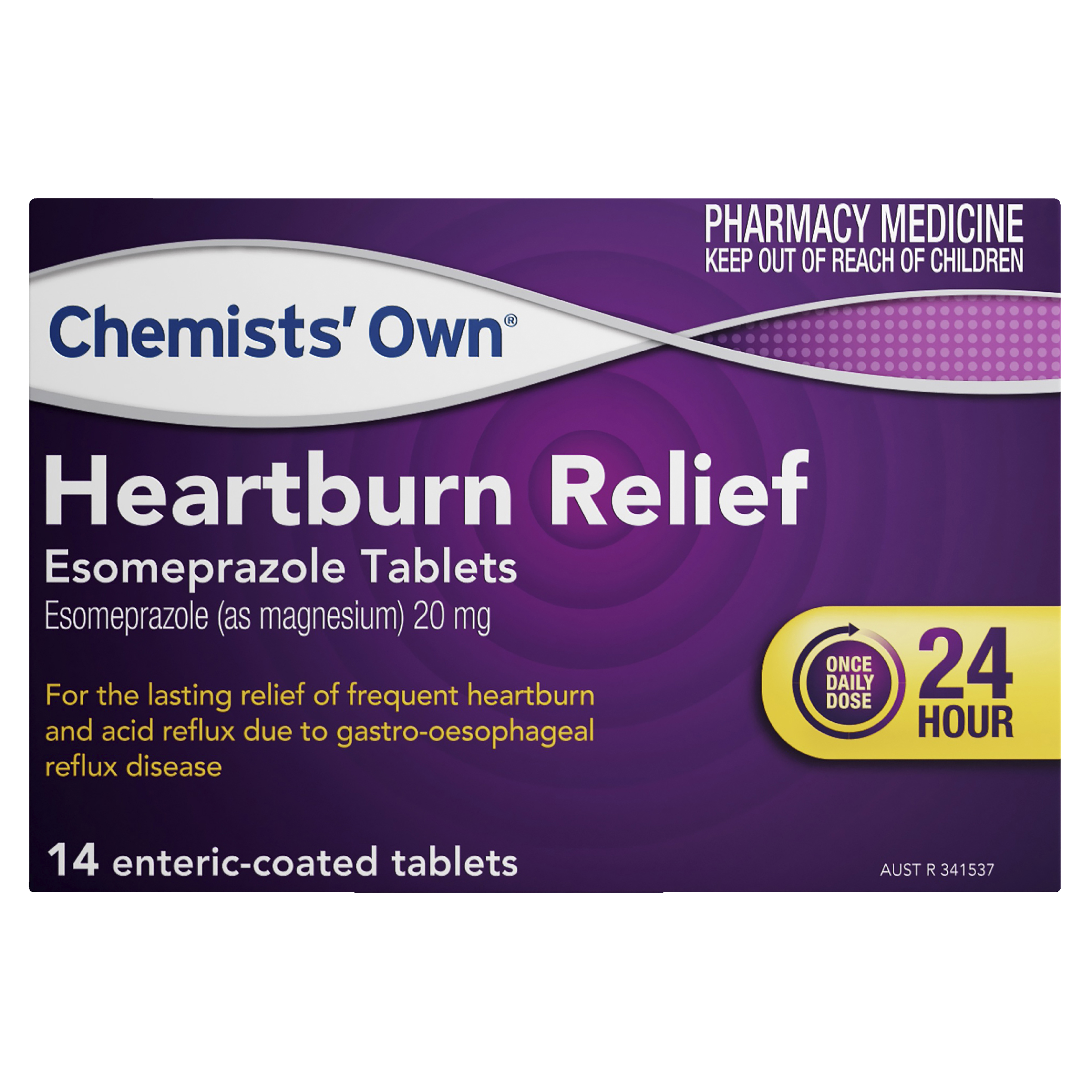 CHEMISTS OWN HEARTBURN RELIEF ESOMEPRAZOLE 20MG 14 TABLETS - Image 2