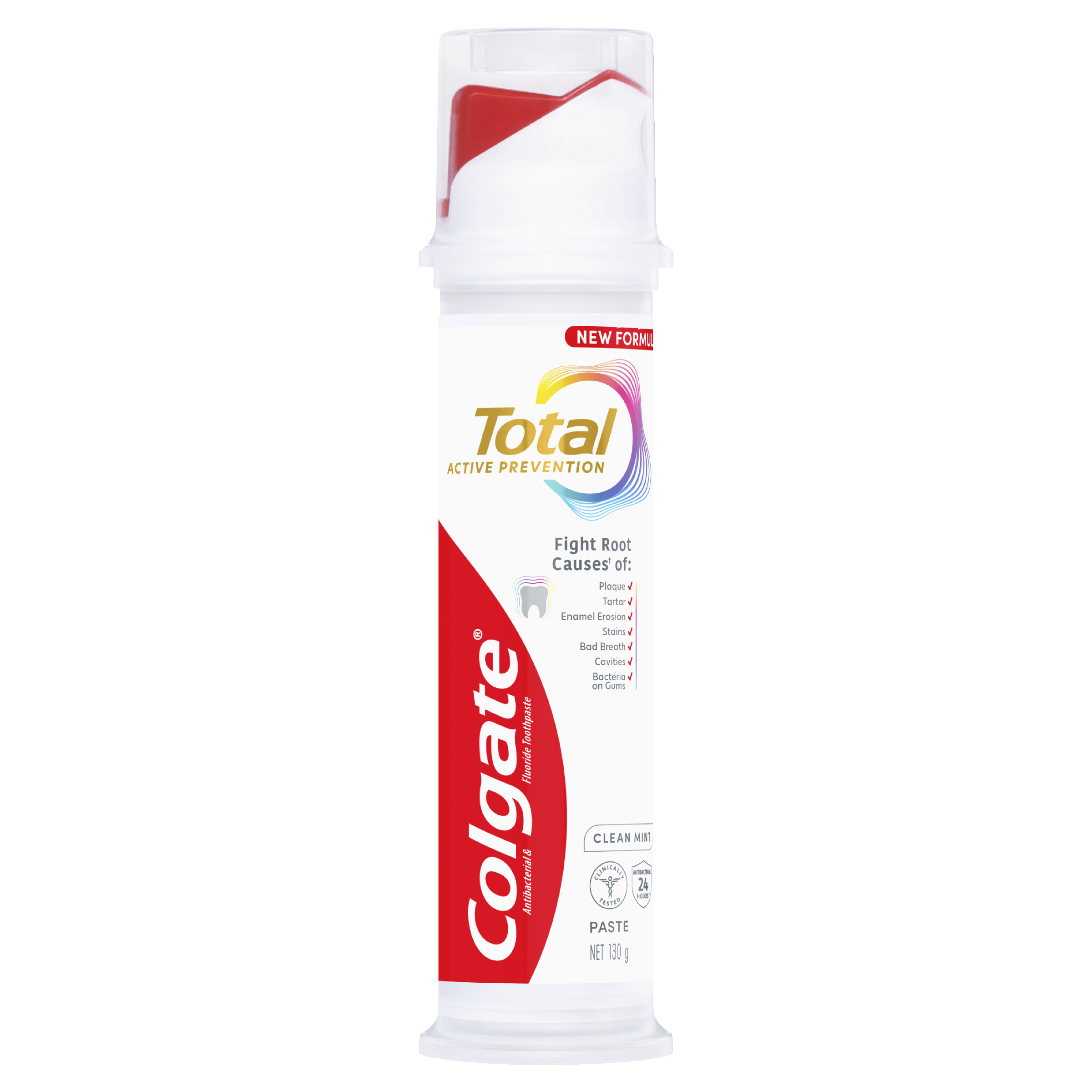 COLGATE TOOTHPASTE TOTAL CLEAN MINT PUMP 130G