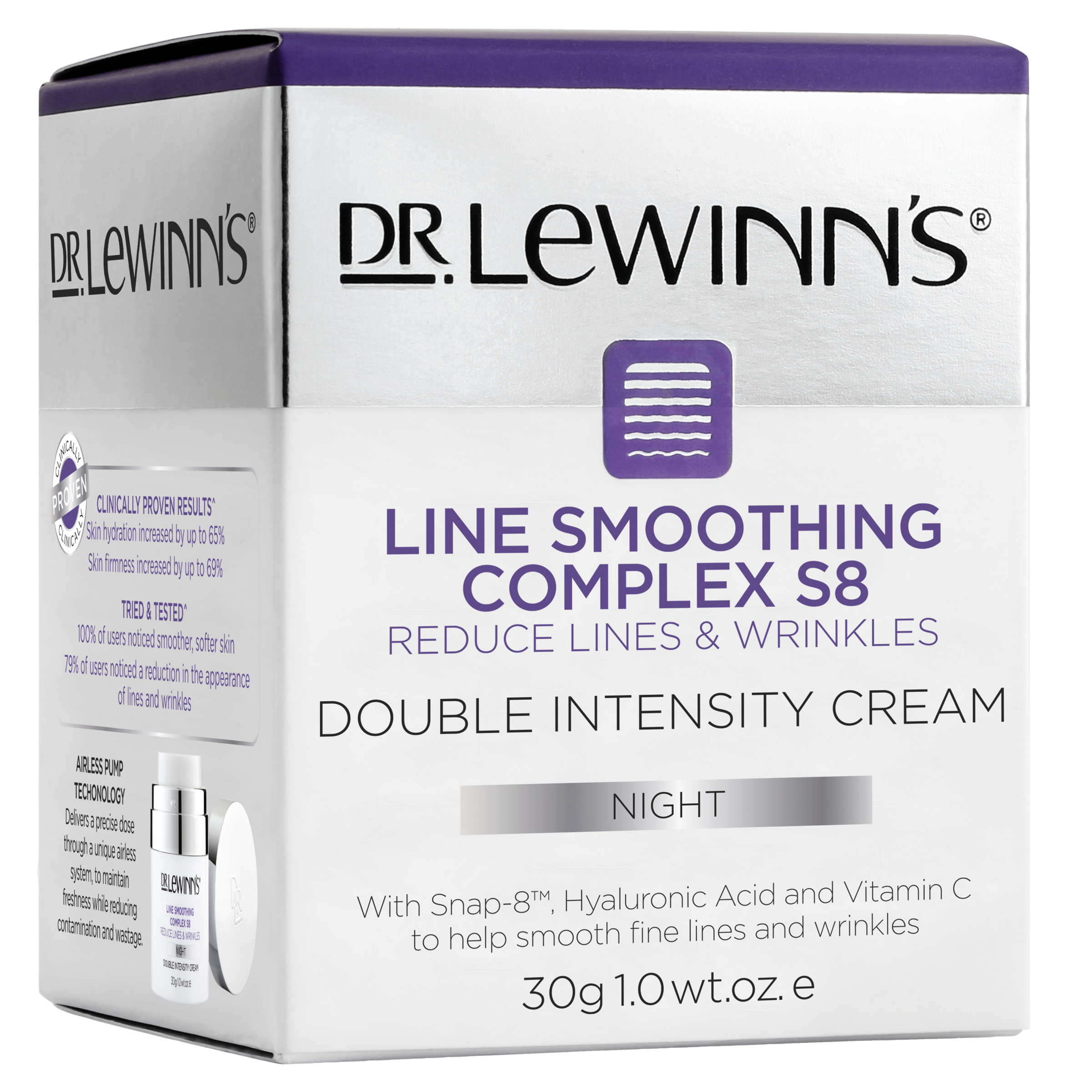 DR LEWINNS SMOOTHING COMPLEX NIGHT CREAM 30G - Image 3