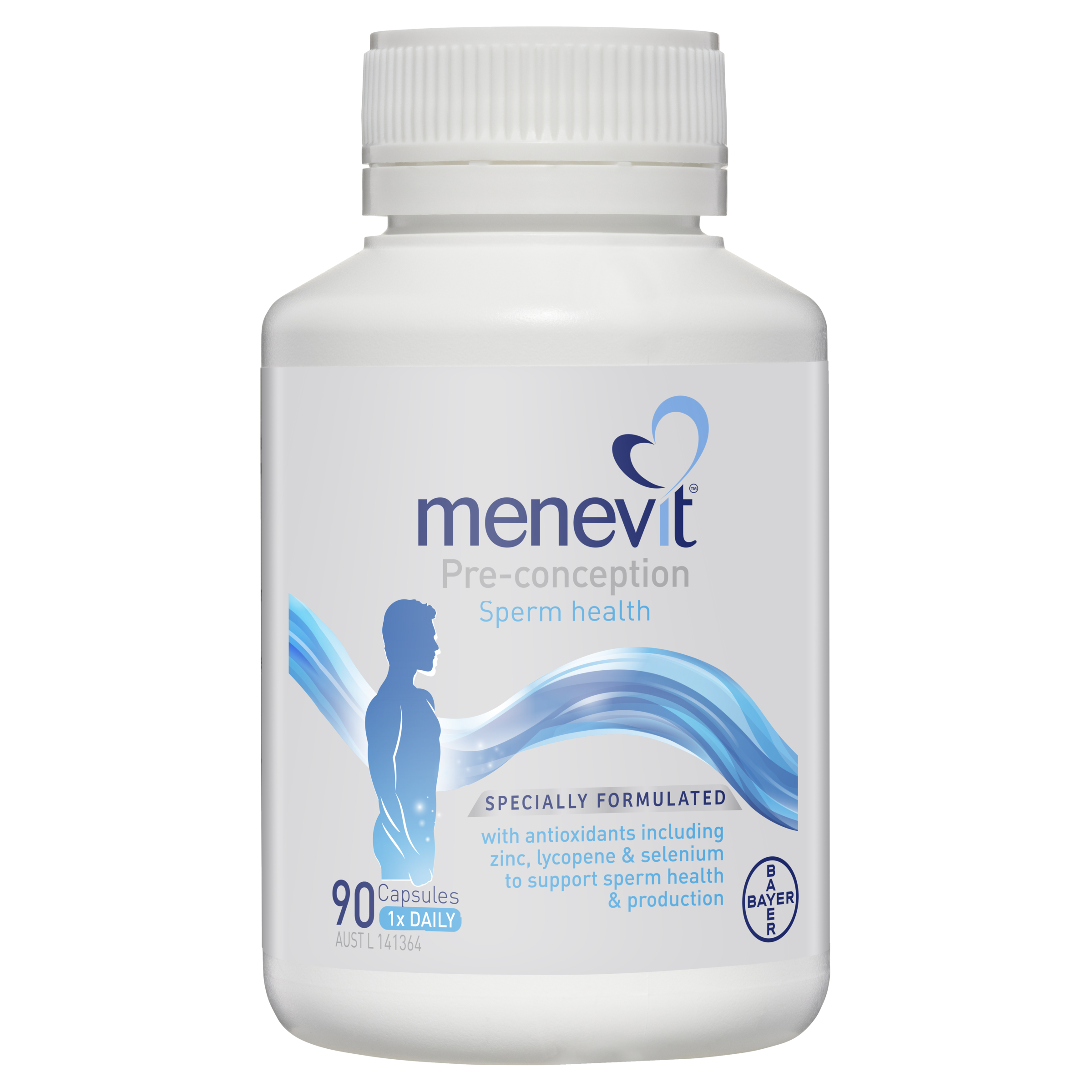 MENEVIT PRE-CONCEPTION SPERM HEALTH 90 CAPSULES - Image 5