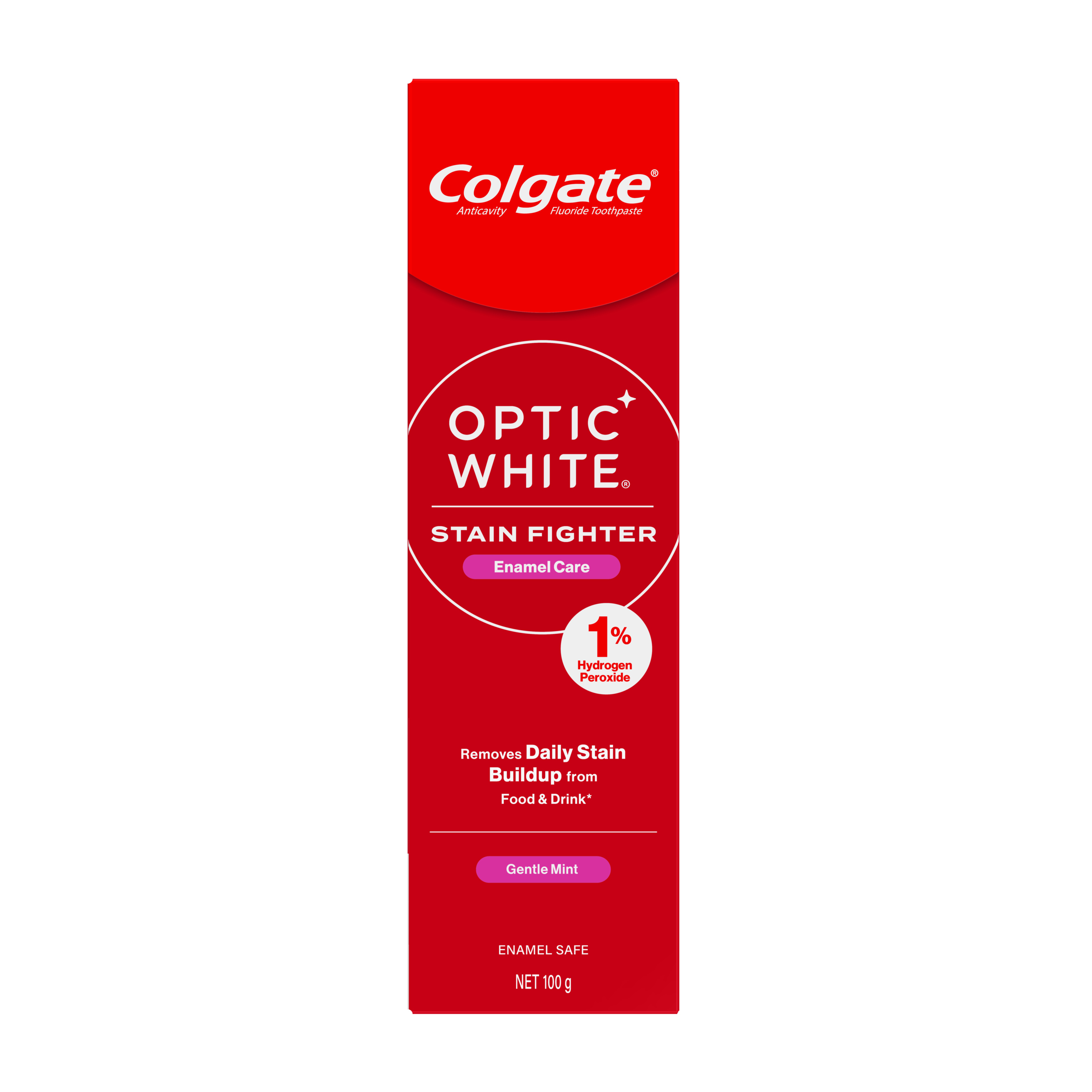 COLGATE TOOTHPASTE OPTIC WHITE EVERYDAY WHITENING 100G - Image 2