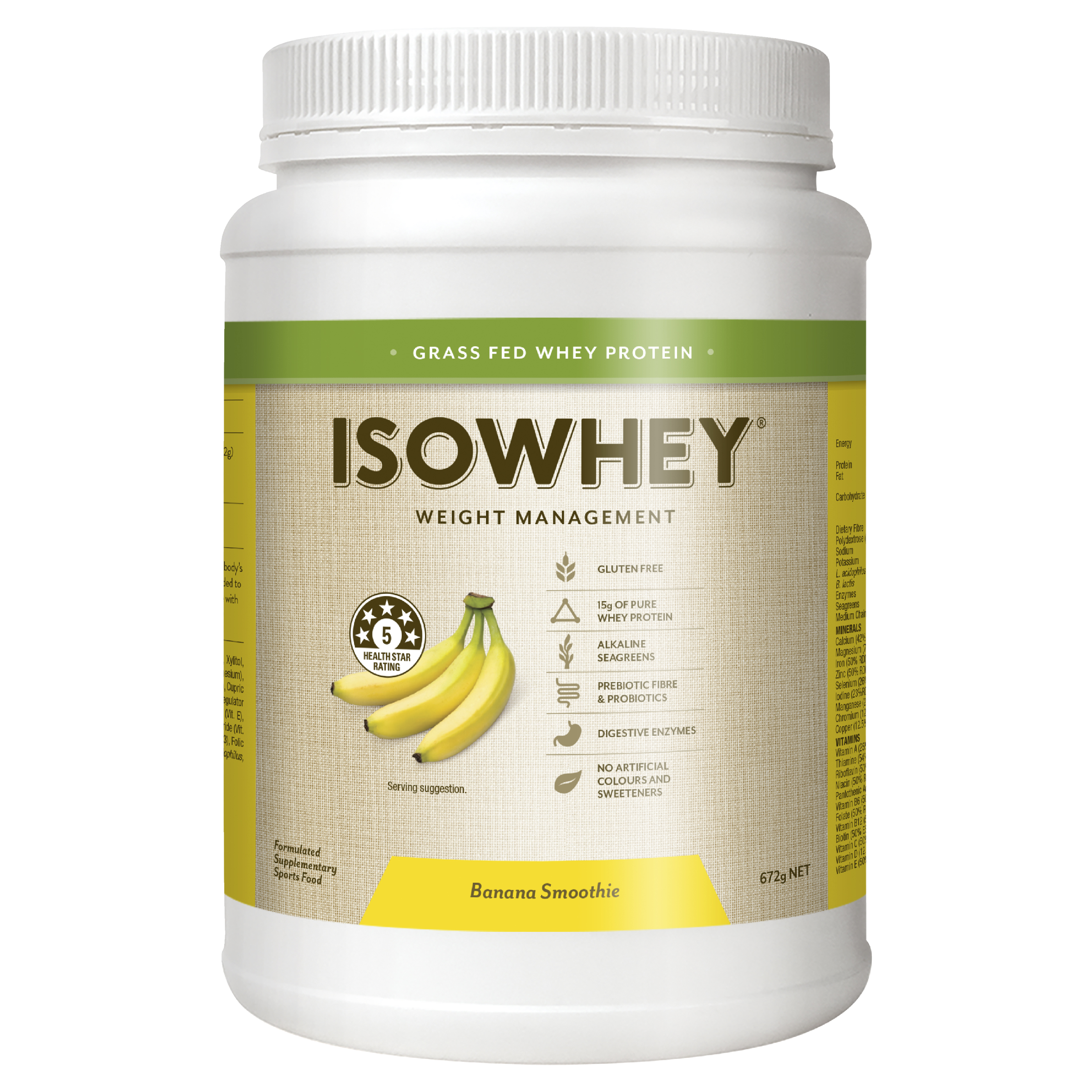 ISOWHEY COMPLETE BANANA SMOOTHIE 672G