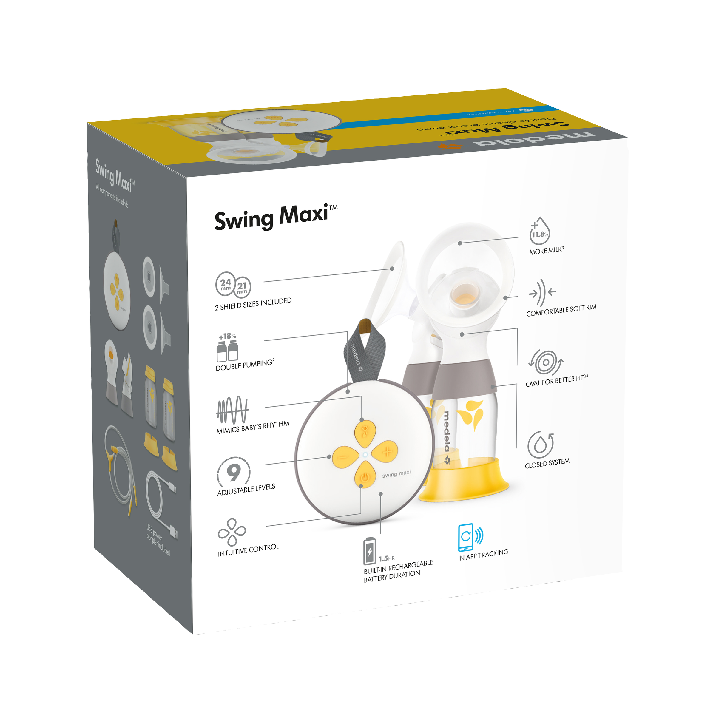 MEDELA SWING MAXI DOUBLE ELECTRIC BREAST PUMP - Image 4