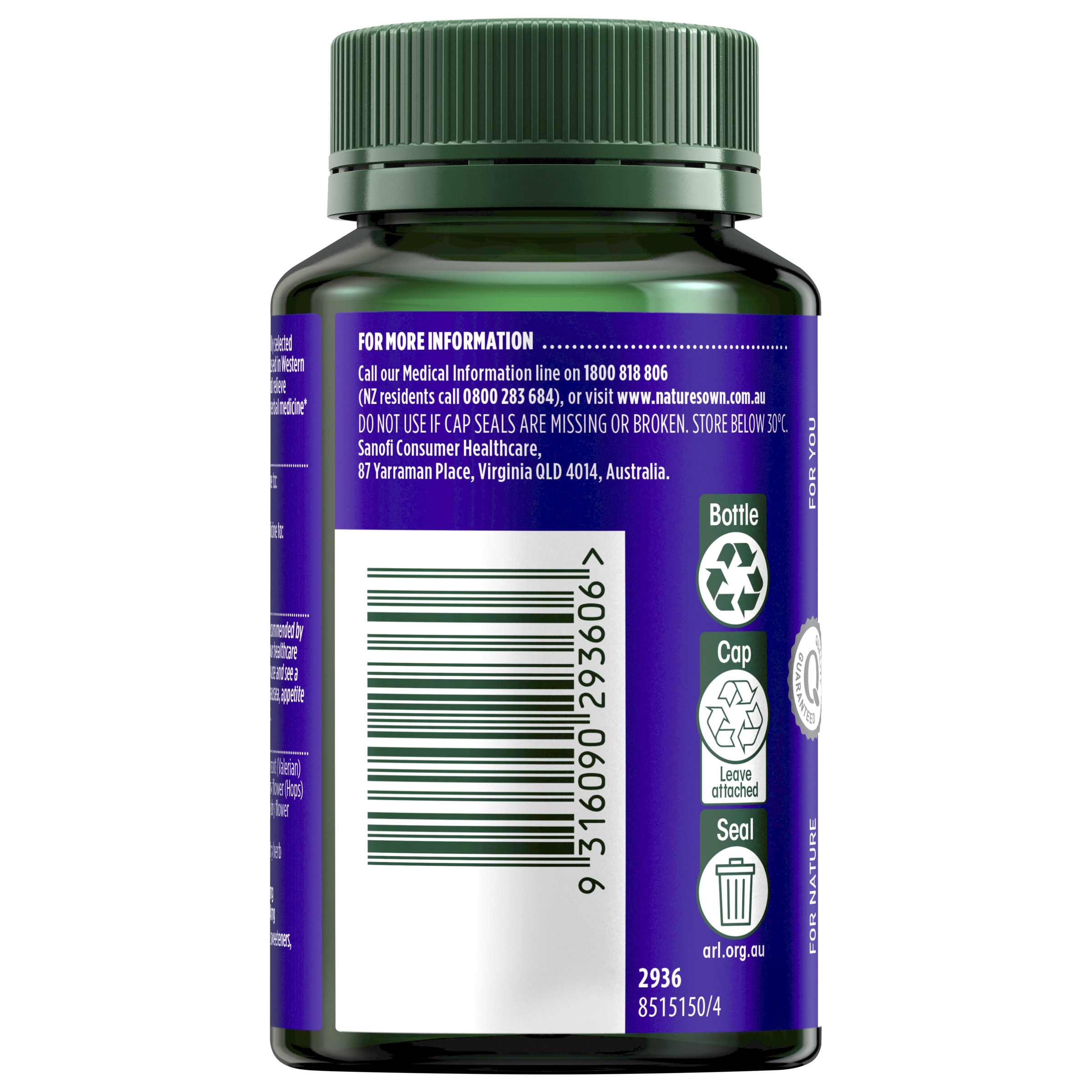 NATURES OWN SLEEP EZY 100 CAPSULES - Image 4