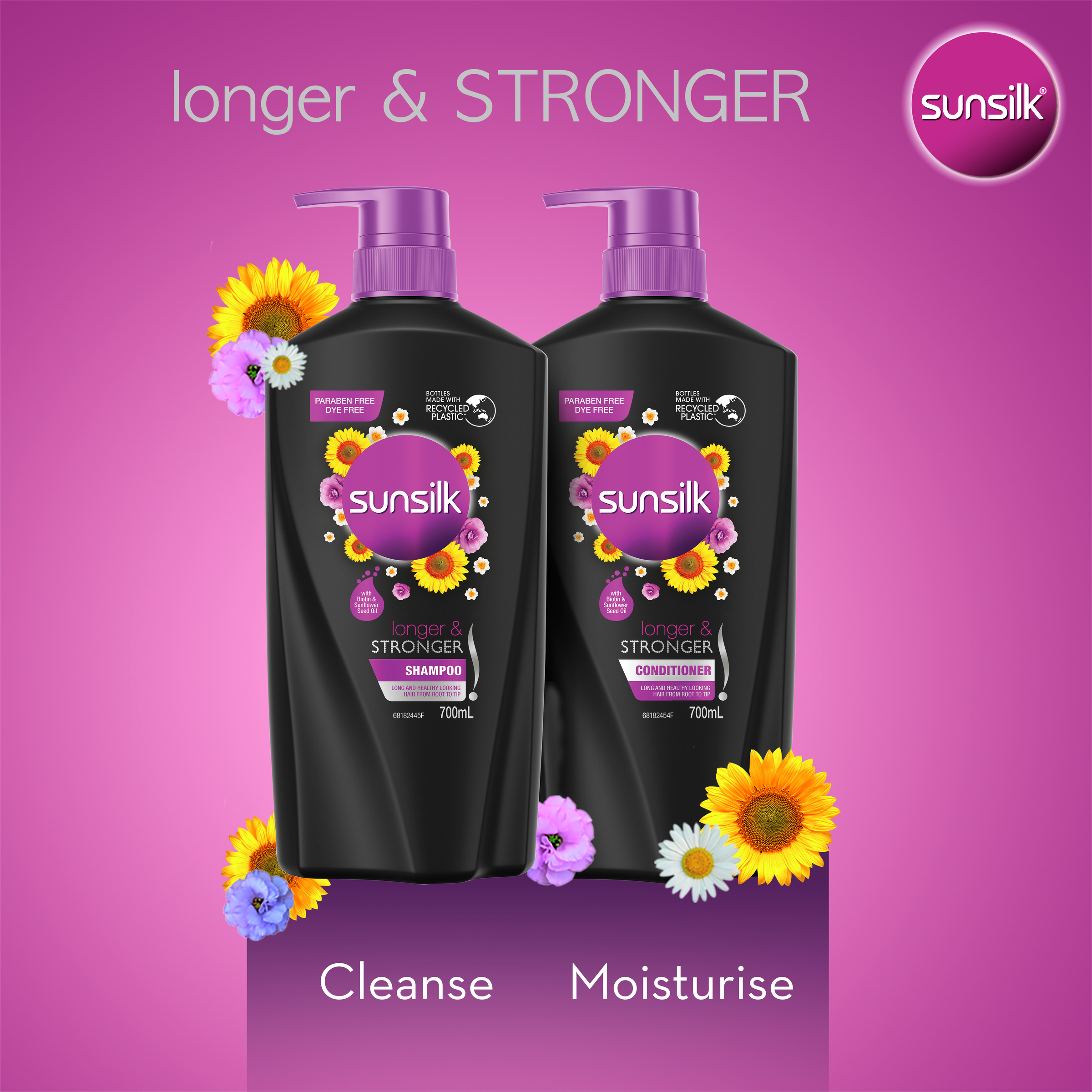 SUNSILK CONDITIONER LONGER & STRONGER 700ML - Image 9
