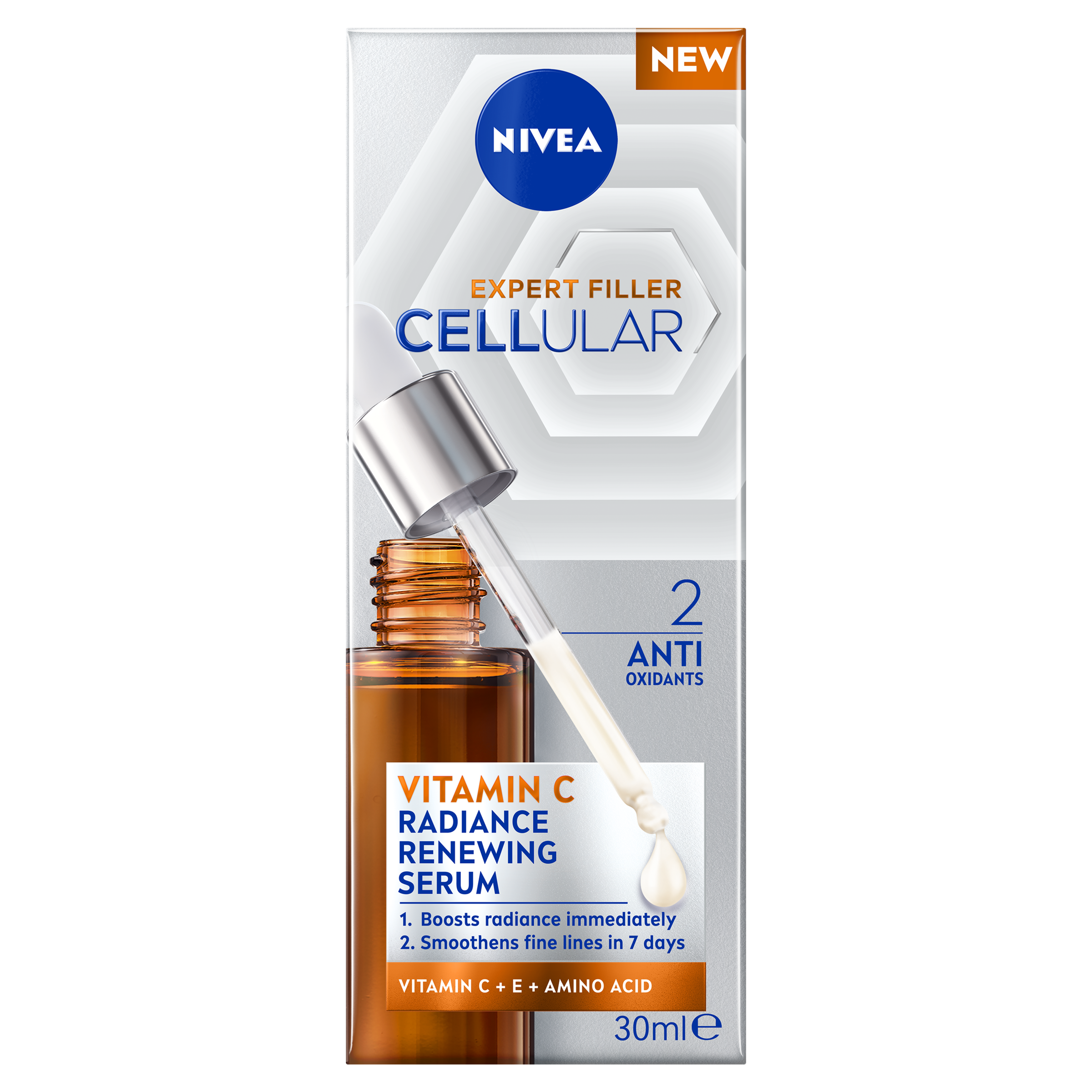 NIVEA EXPERT FILLER CELLULAR VITAMIN C SERUM 30ML - Image 10