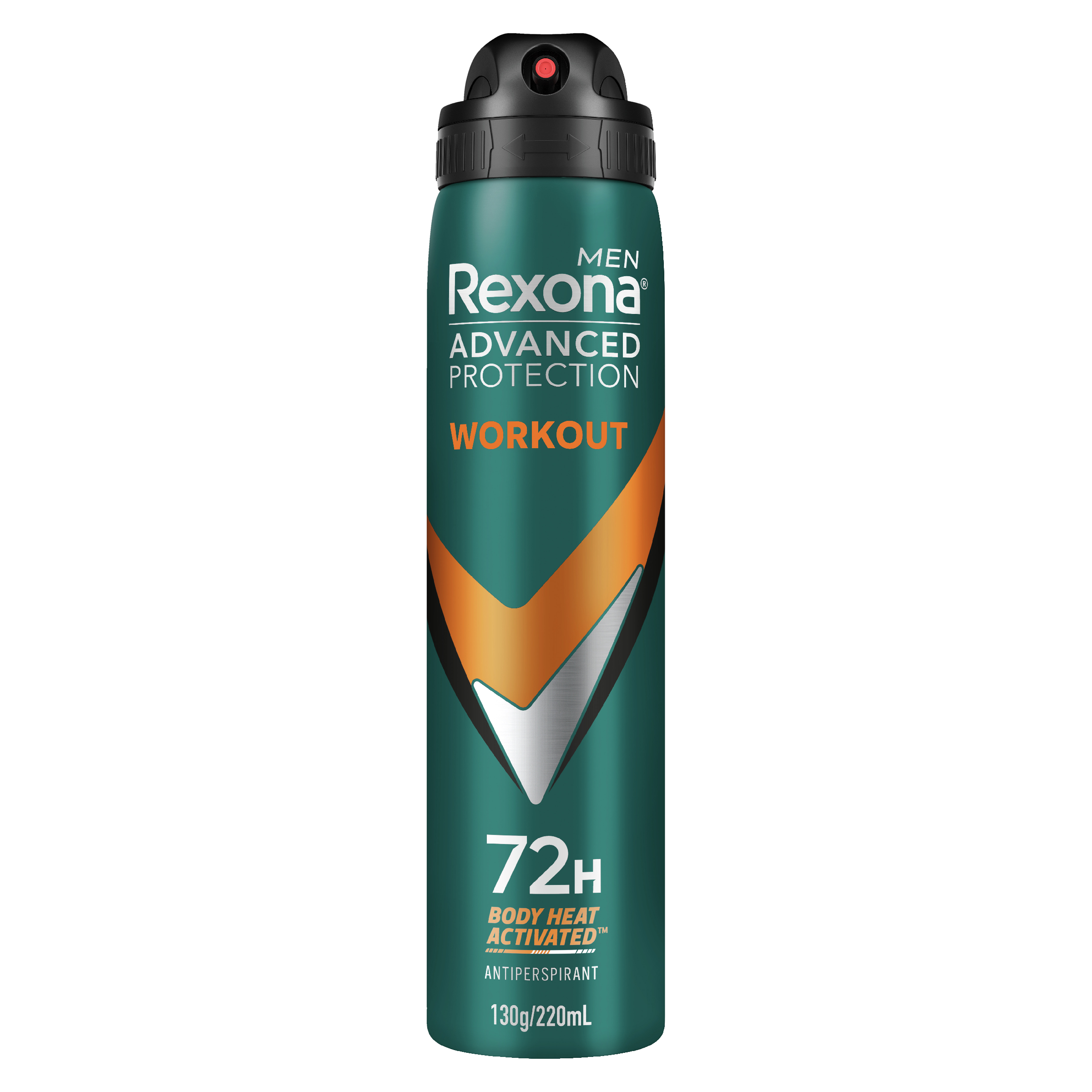 REXONA MEN ADVANCE PROTECT ANTIPERSPIRANT WORKOUT 72HR 220ML