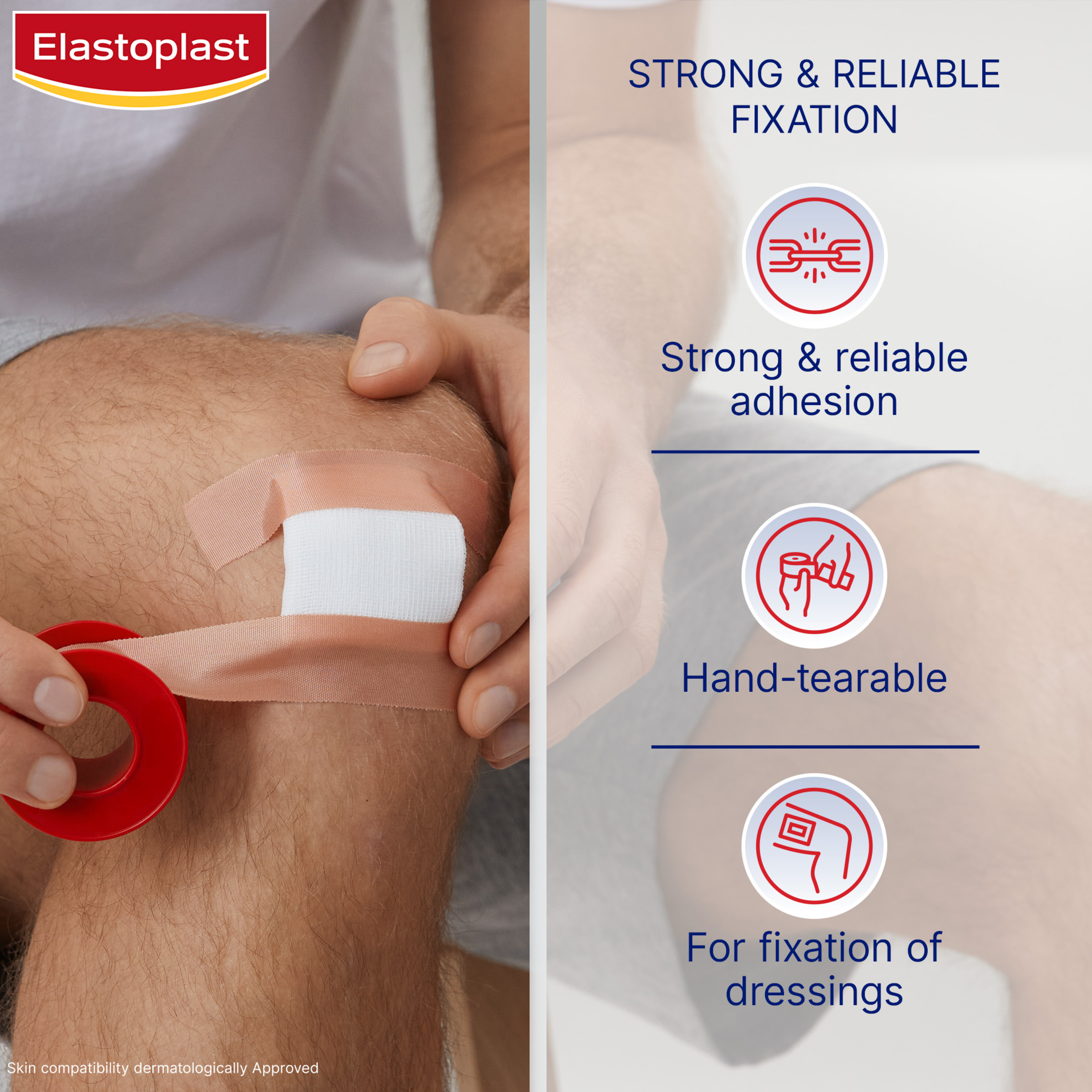 ELASTOPLAST CLASSIC TAPE 2.5CM X 5M 1169 - Image 3