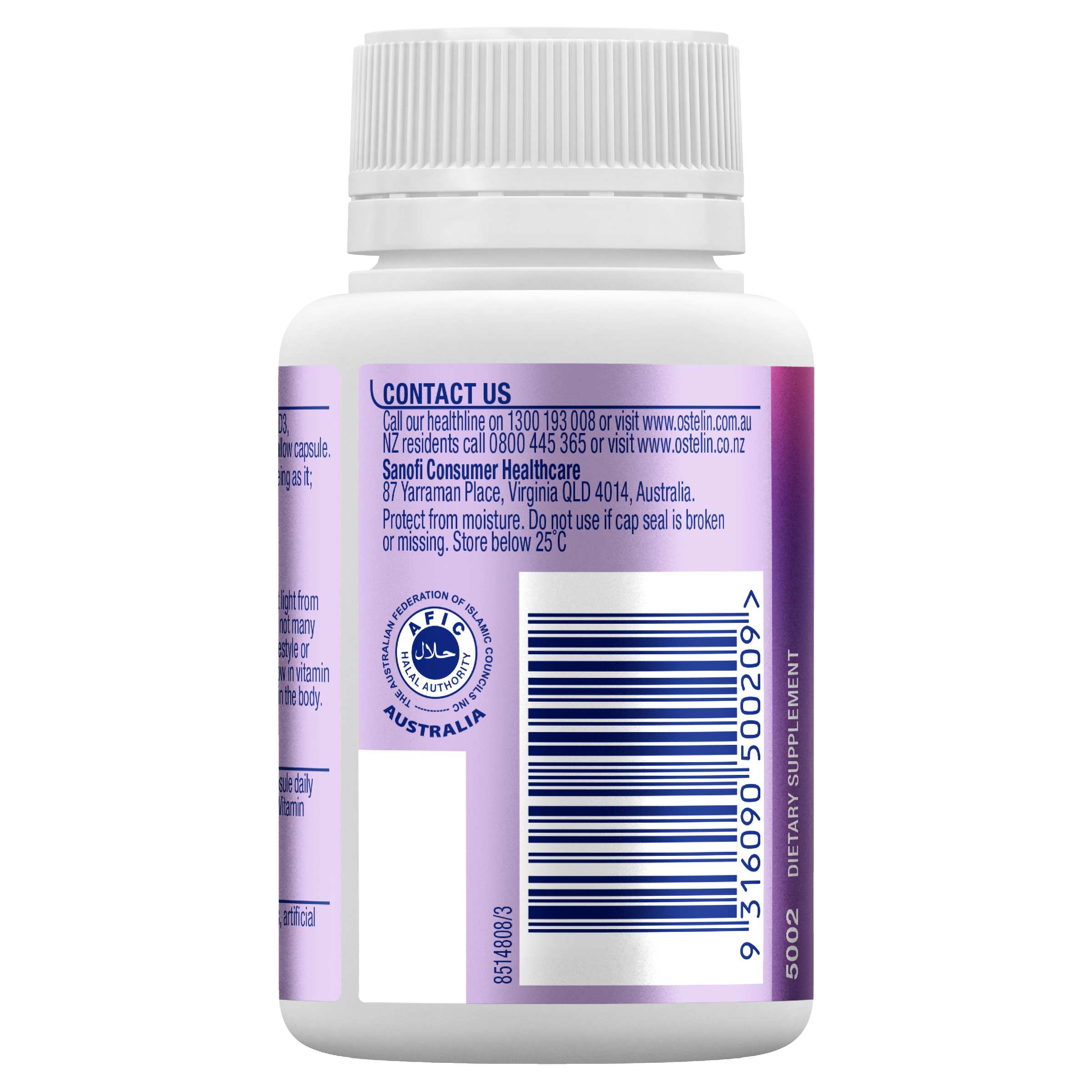 OSTELIN VITAMIN D3 1000IU 130 CAPSULES - Image 4