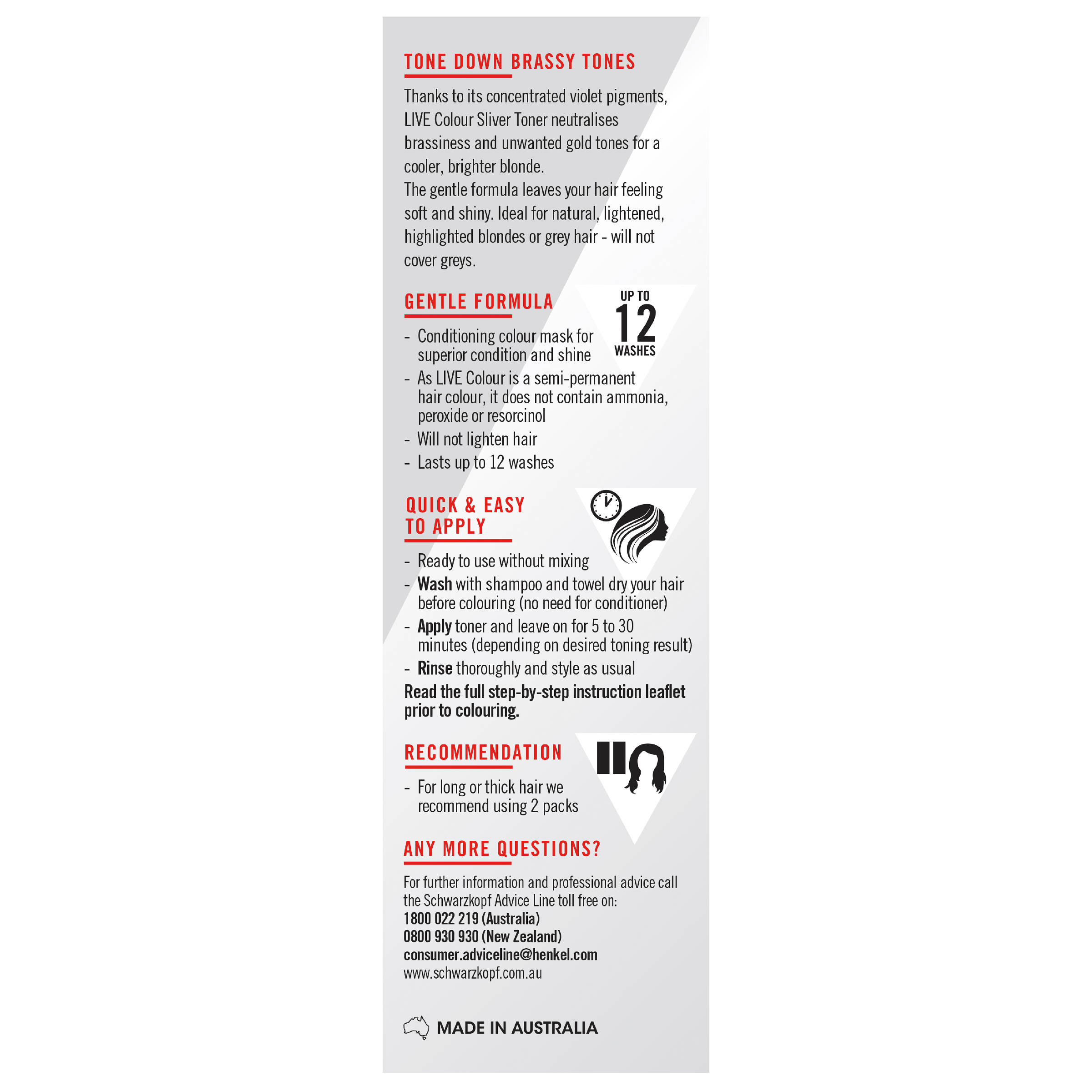 SCHWARZKOPF LIVE COLOUR SILVER TONER 75ML - Image 4