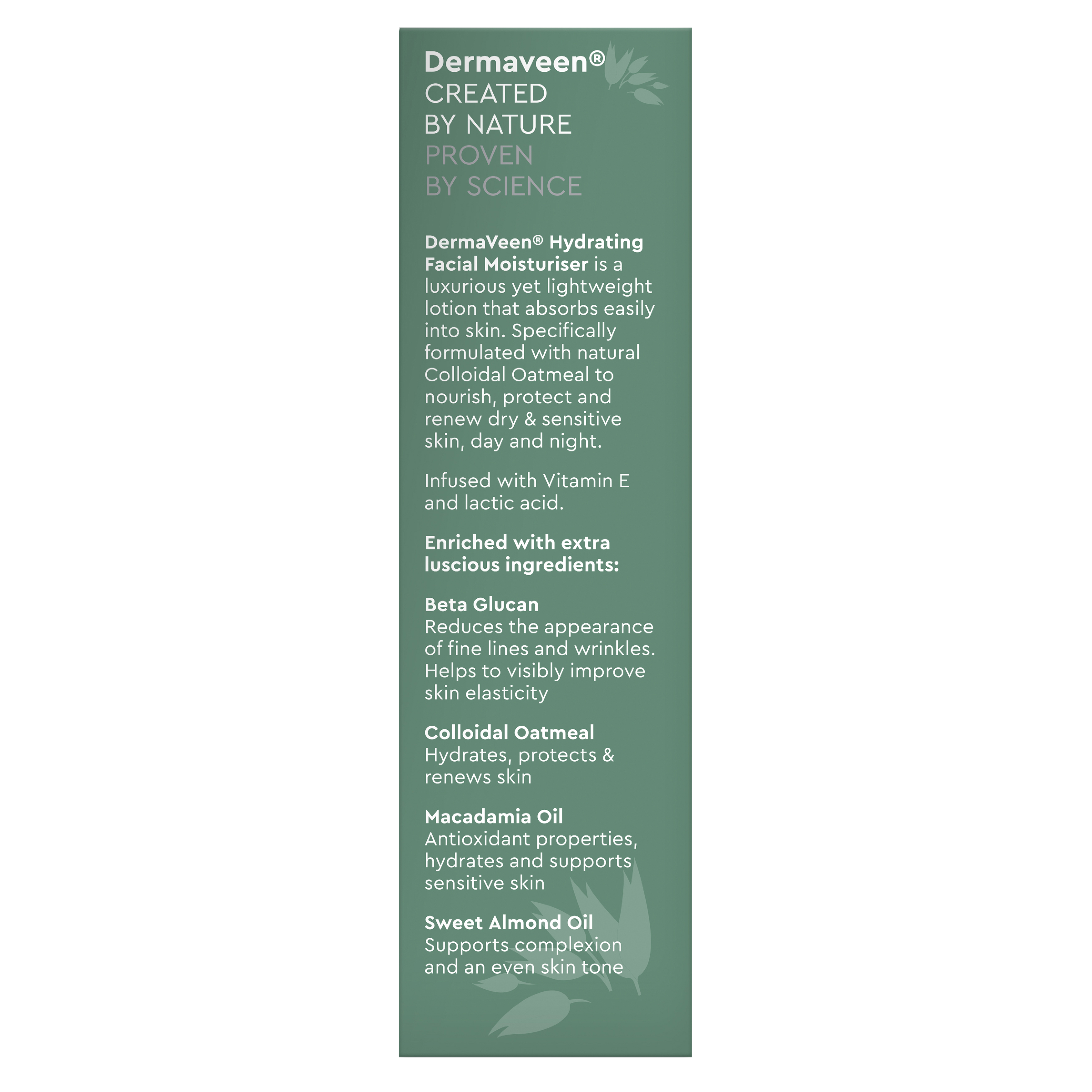 DERMAVEEN HYDRATING FACIAL MOISTURISER 75ML - Image 3