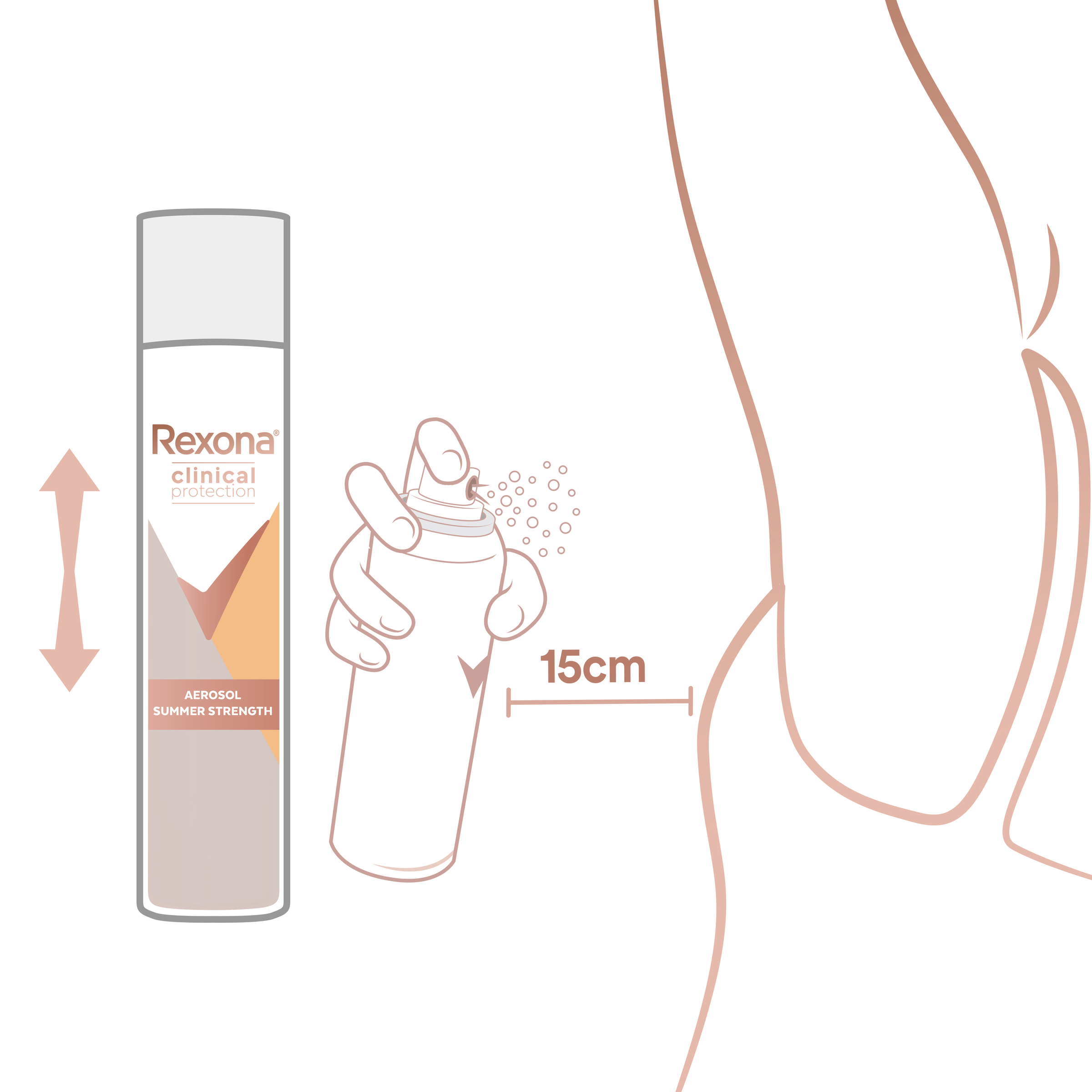 REXONA WOMEN CLINICAL ANTIPERSPIRANT SUMMER STRENGTH 96HR 180ML - Image 9