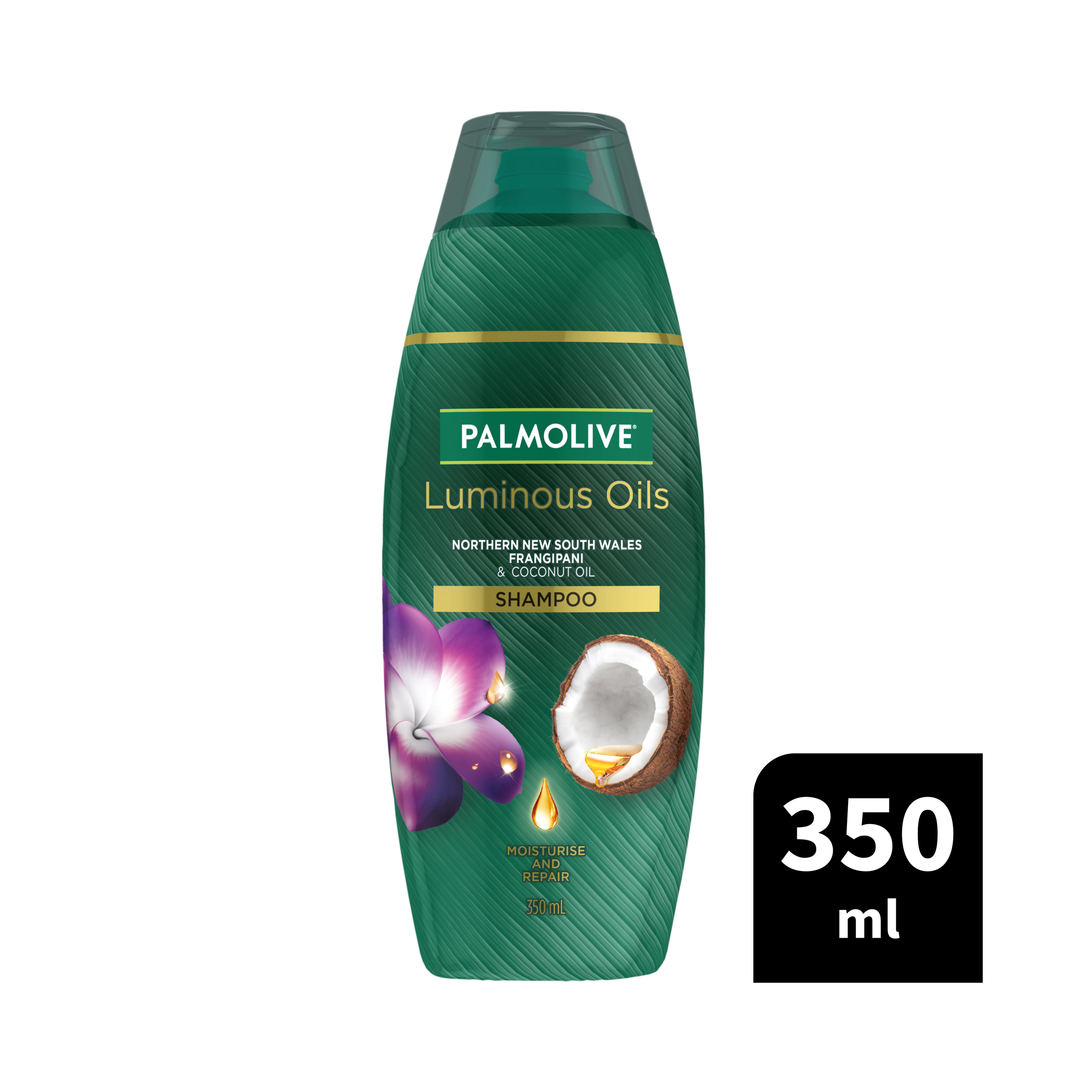 PALMOLIVE LUMINOUS COCONUT OIL & FRANGIPANI SHAMPOO 350ML - Image 8