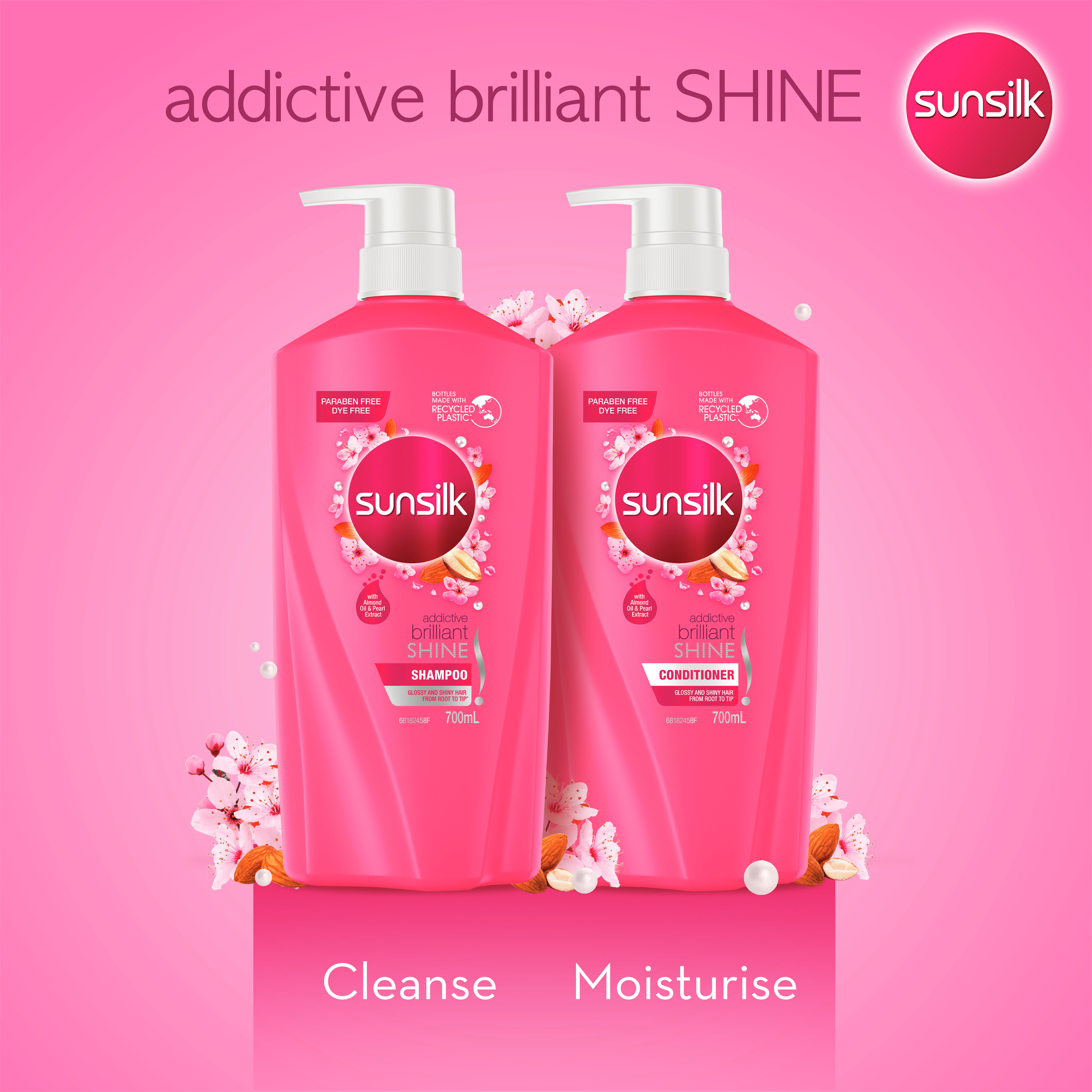 SUNSILK CONDITIONER ADDICTIVE BRILLIANT SHINE 700ML - Image 3