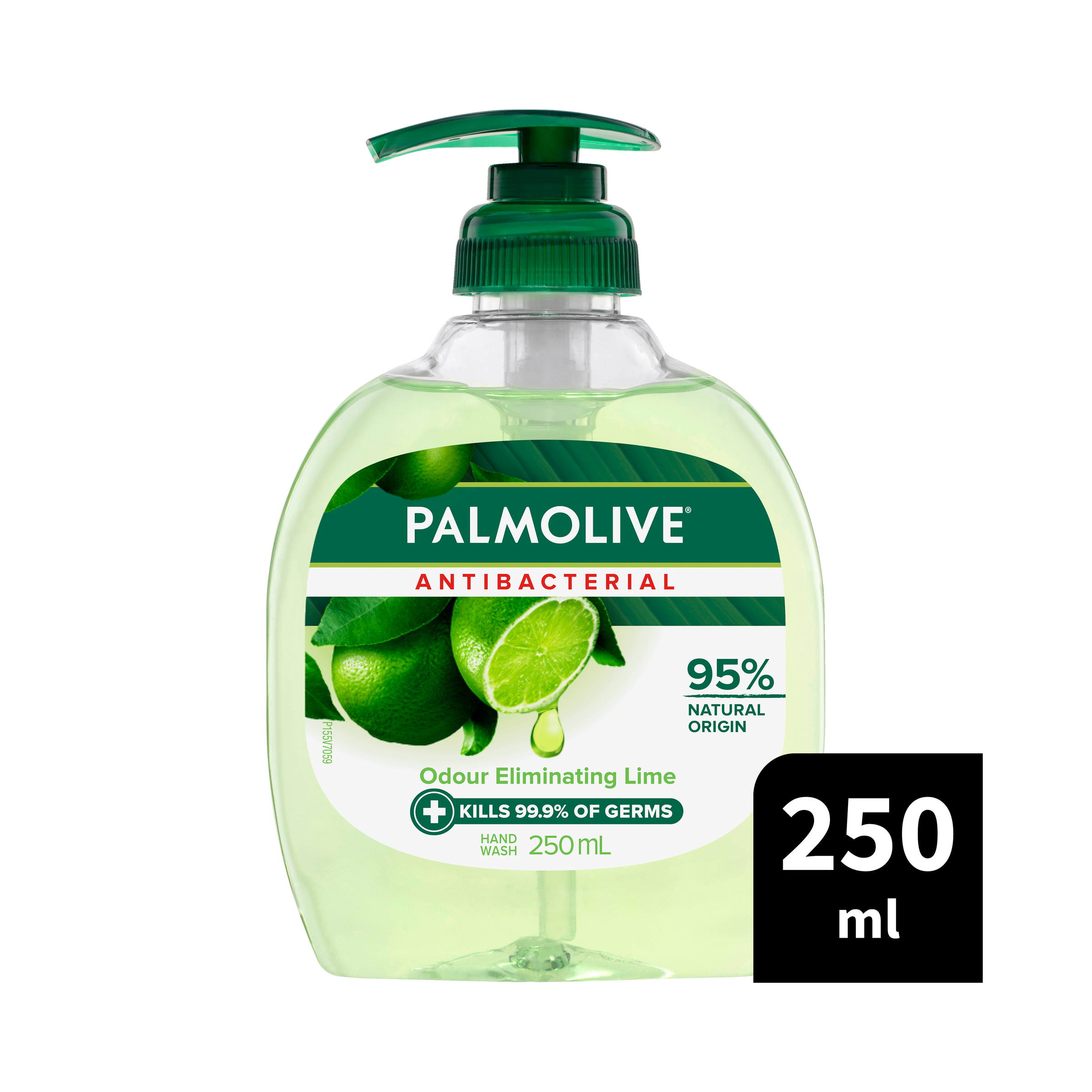PALMOLIVE ANTIBACTERIAL  HAND WASH LIME ODOUR NEUTRAL 250ML - Image 7