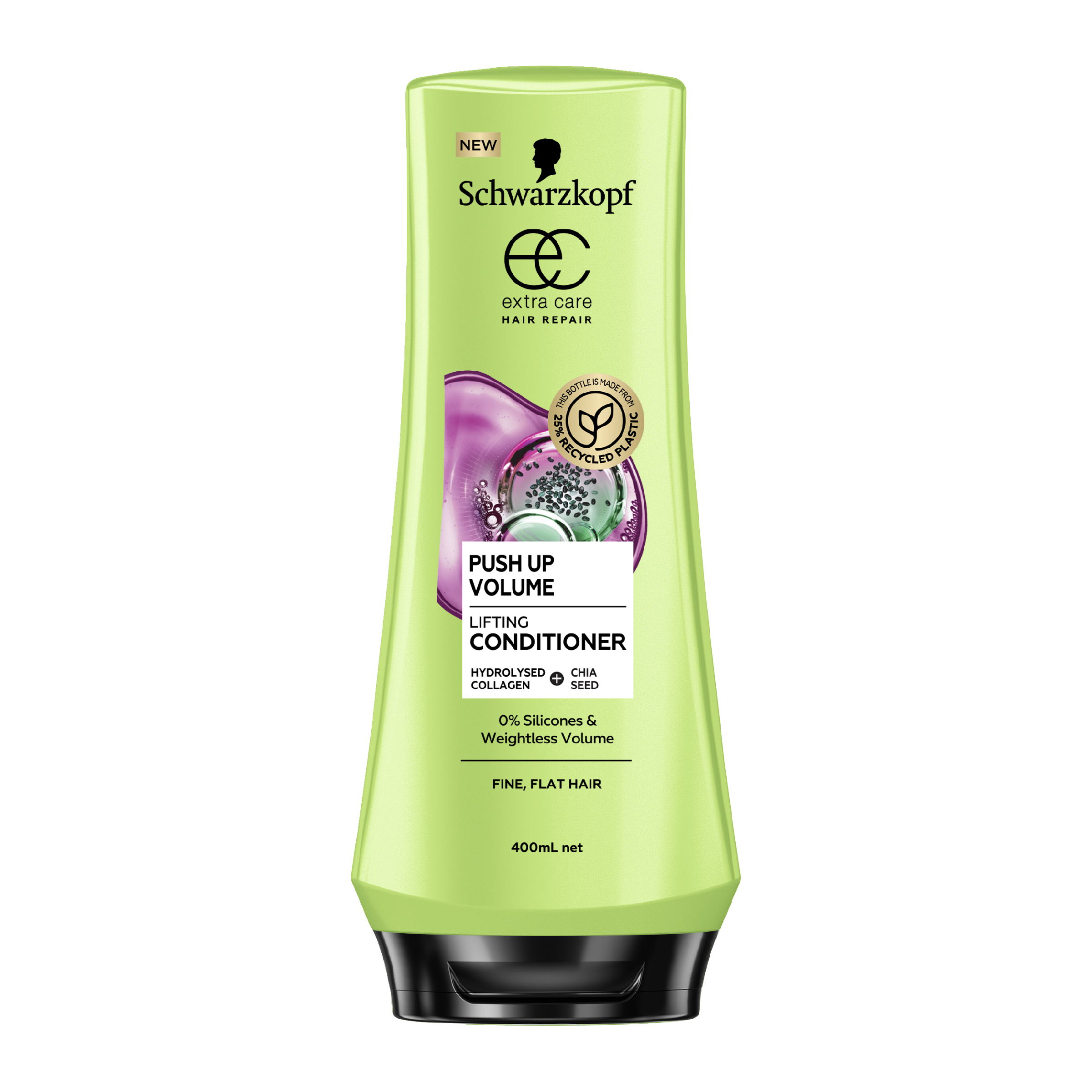 SCHWARZKOPF EXTRA CARE PUSH UP VOLUME CONDITIONER 400ML