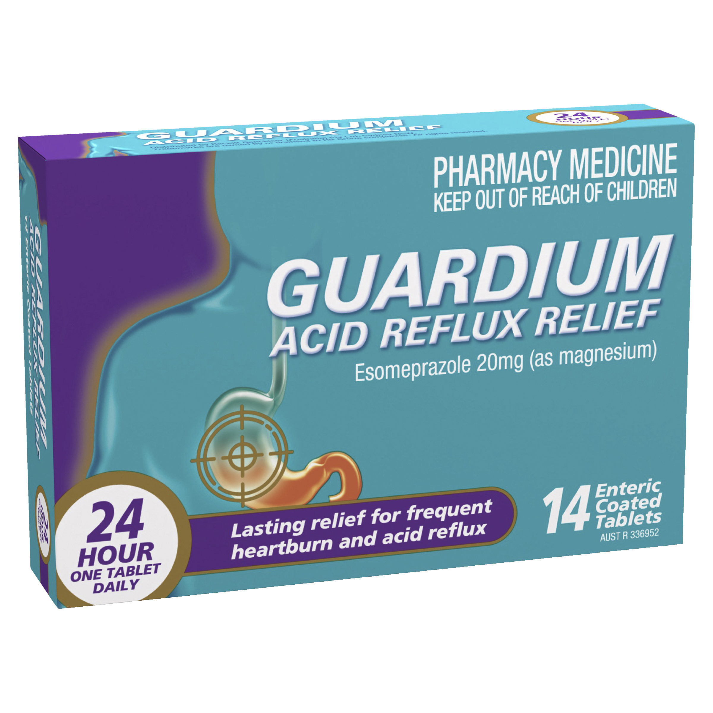 GUARDIUM ACID REFLUX RELIEF 14 TABLETS