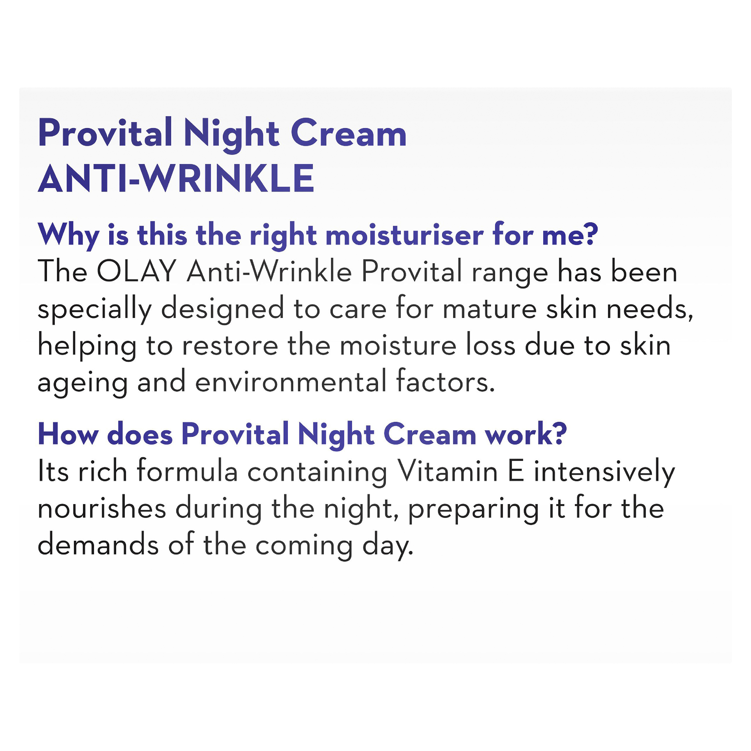 OLAY PRO-VITAL NIGHT CREAM 50G - Image 2
