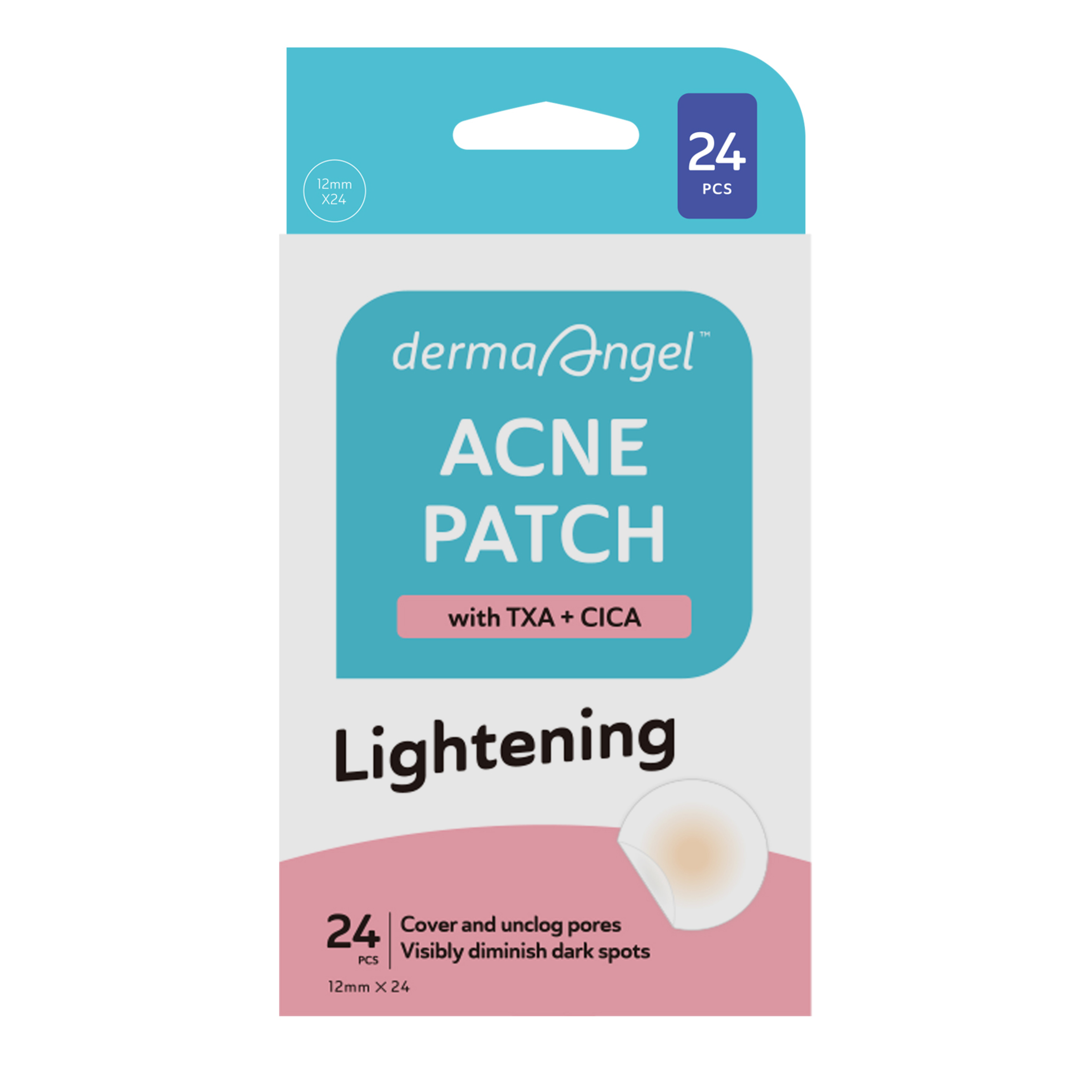 DERMA ANGEL ACNE PATCH LIGHTENING PATCH 24 PACK - Image 2