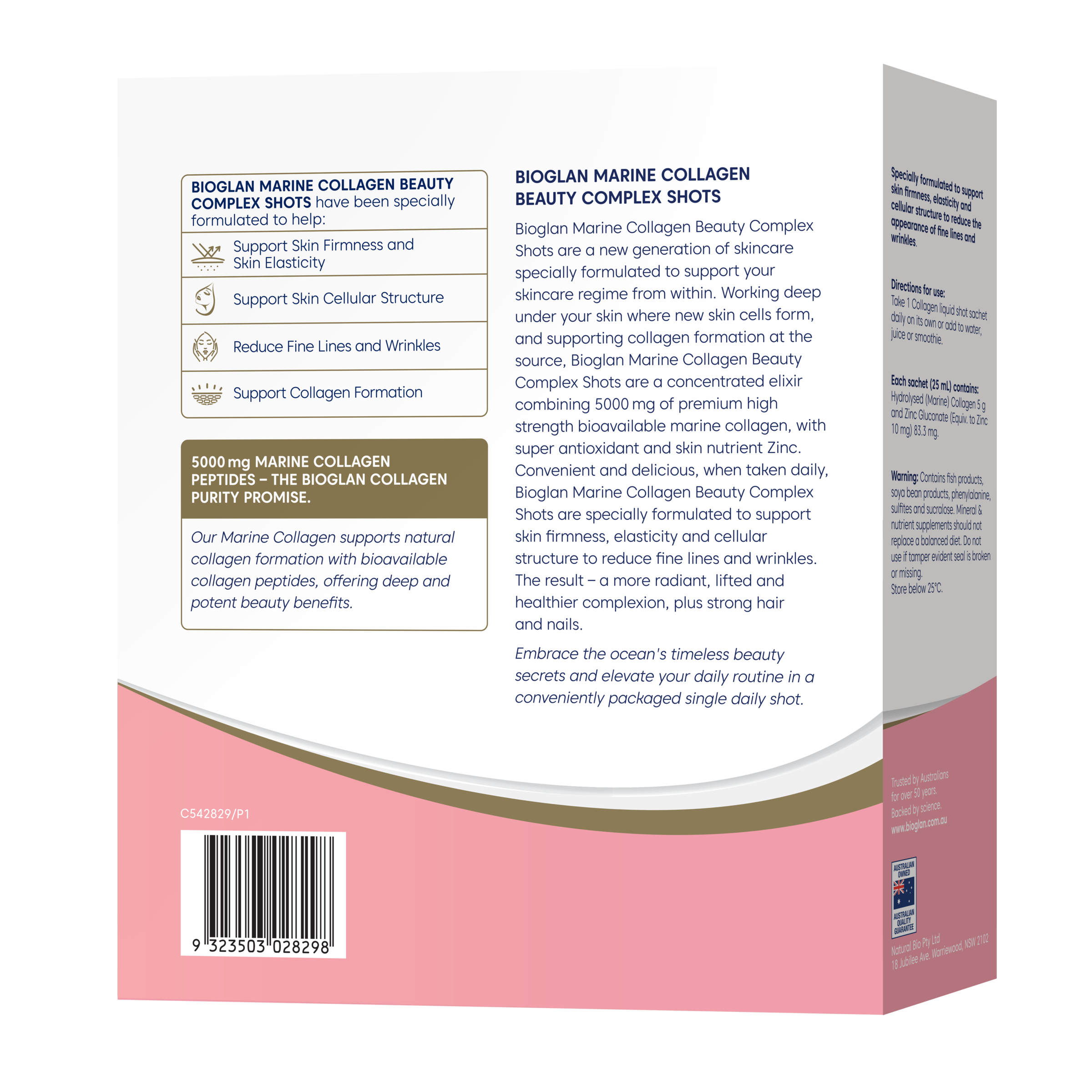 BIOGLAN MARINE COLLAGEN BEAUTY COMPLEX SHOTS 15 PACK - Image 2