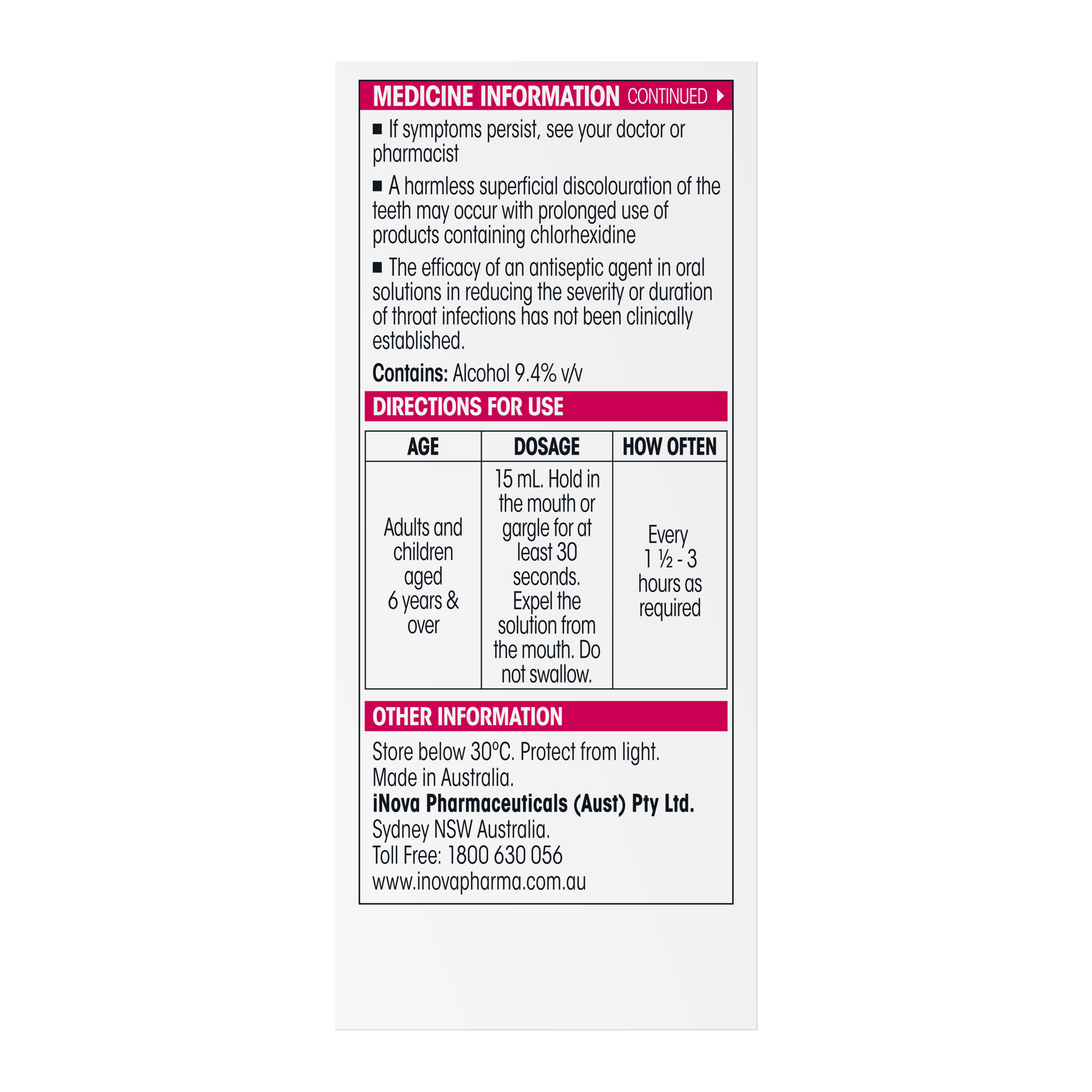 DIFFLAM-C SORE THROAT SOLUTION 200ML - Image 6